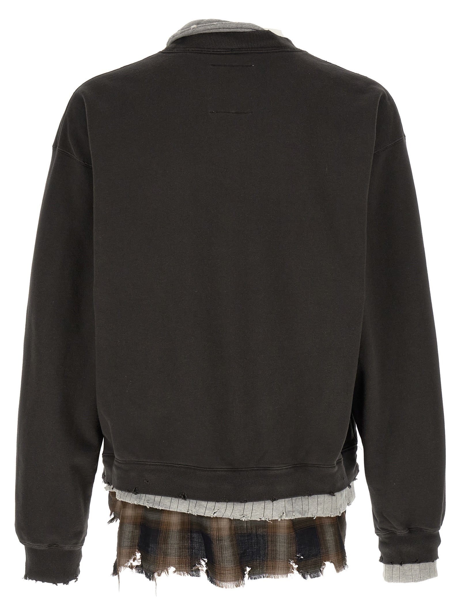 Maison Mihara Yasuhiro Black Cotton Men's Sweatshirt