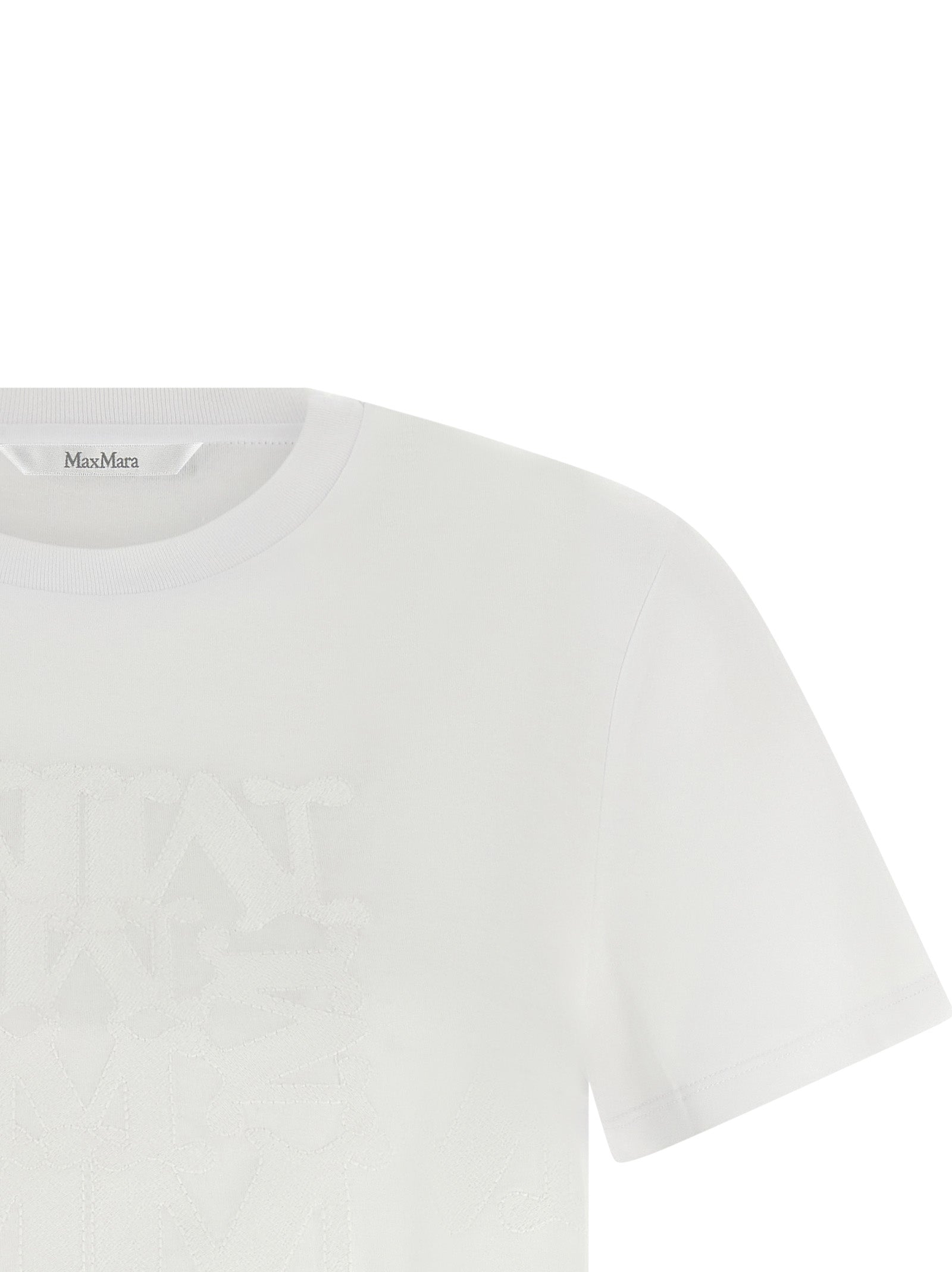 Max Mara White Cotton Women's T-Shirt