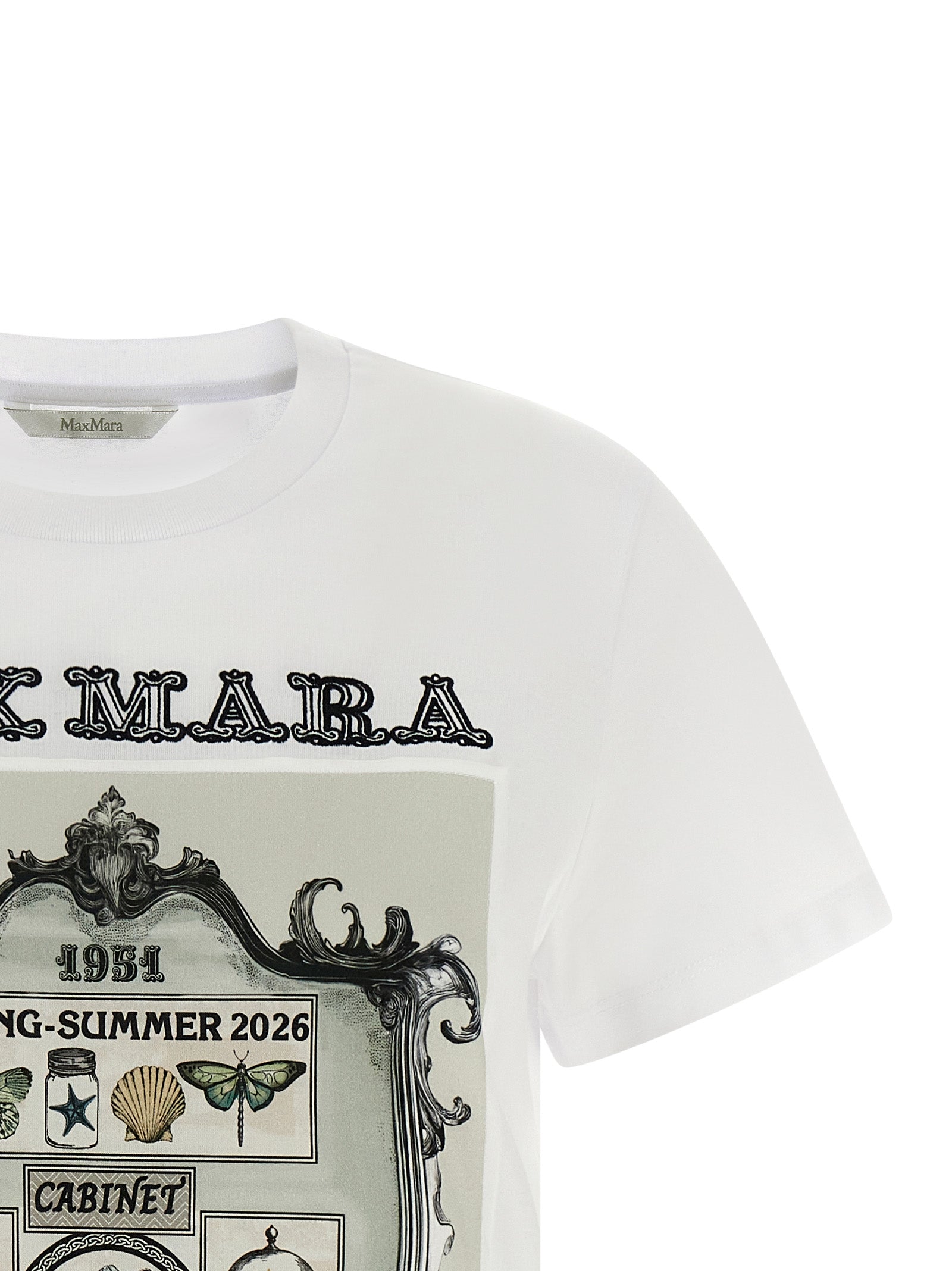 Max Mara White Cotton Women's T-Shirt