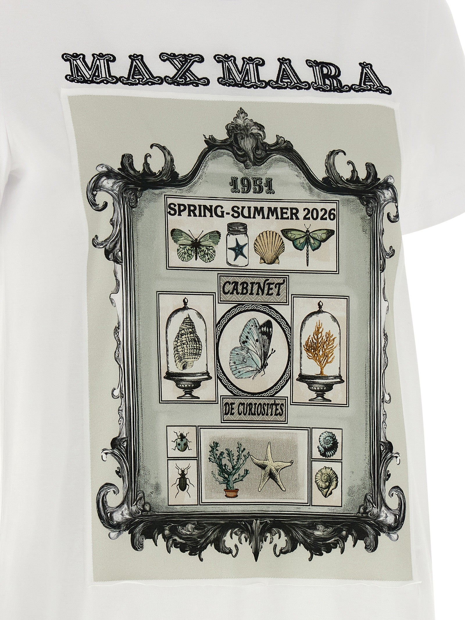 Max Mara White Cotton Women's T-Shirt