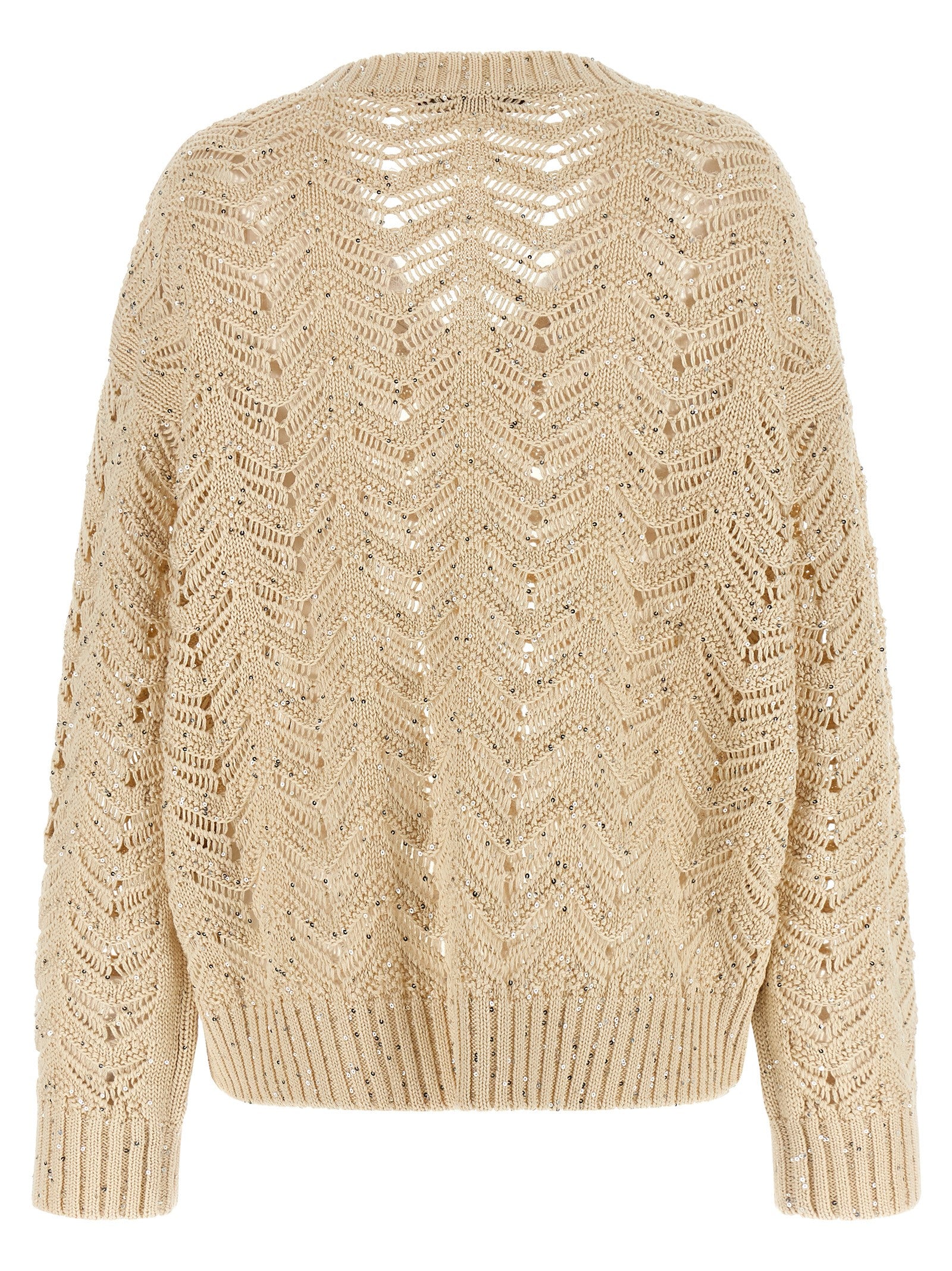 Max Mara Beige Cotton Women's Cardigan