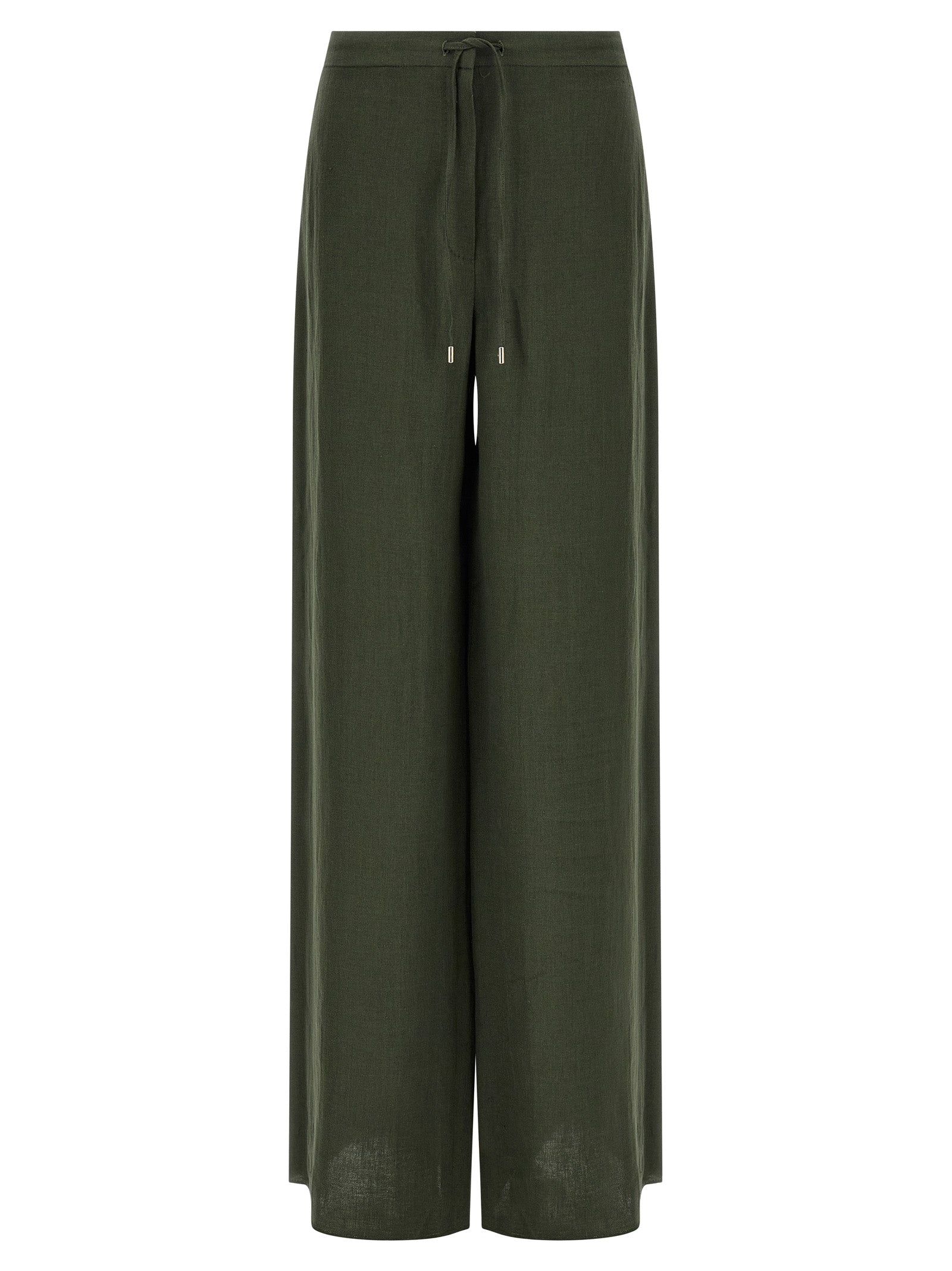 Max Mara Bicolor Linen Casual Women's Pants