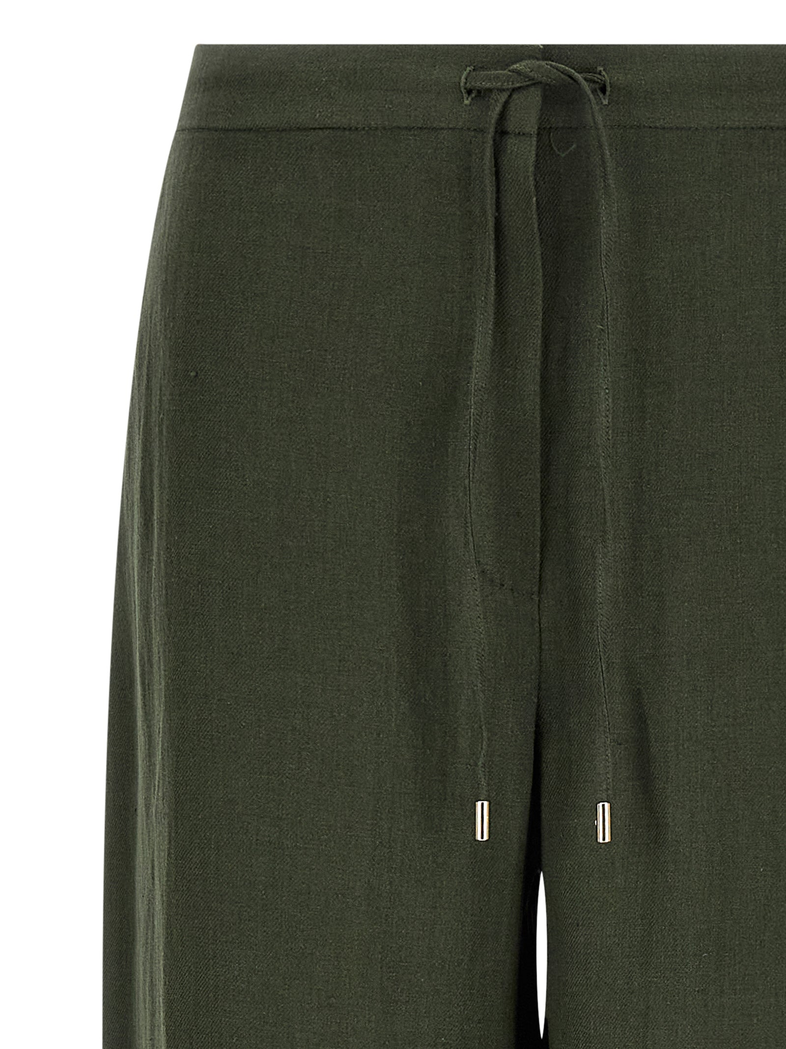 Max Mara Bicolor Linen Casual Women's Pants