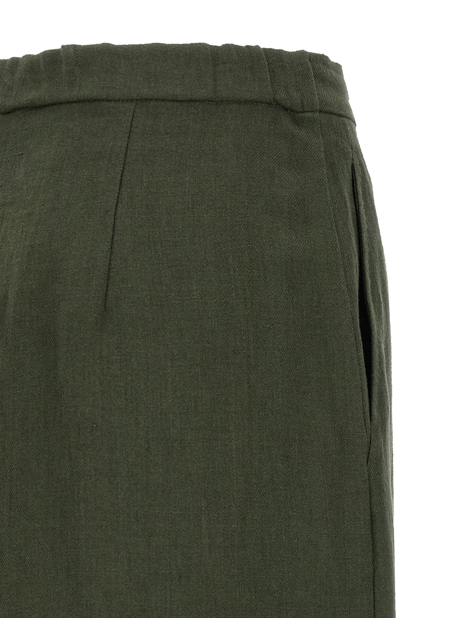 Max Mara Bicolor Linen Casual Women's Pants
