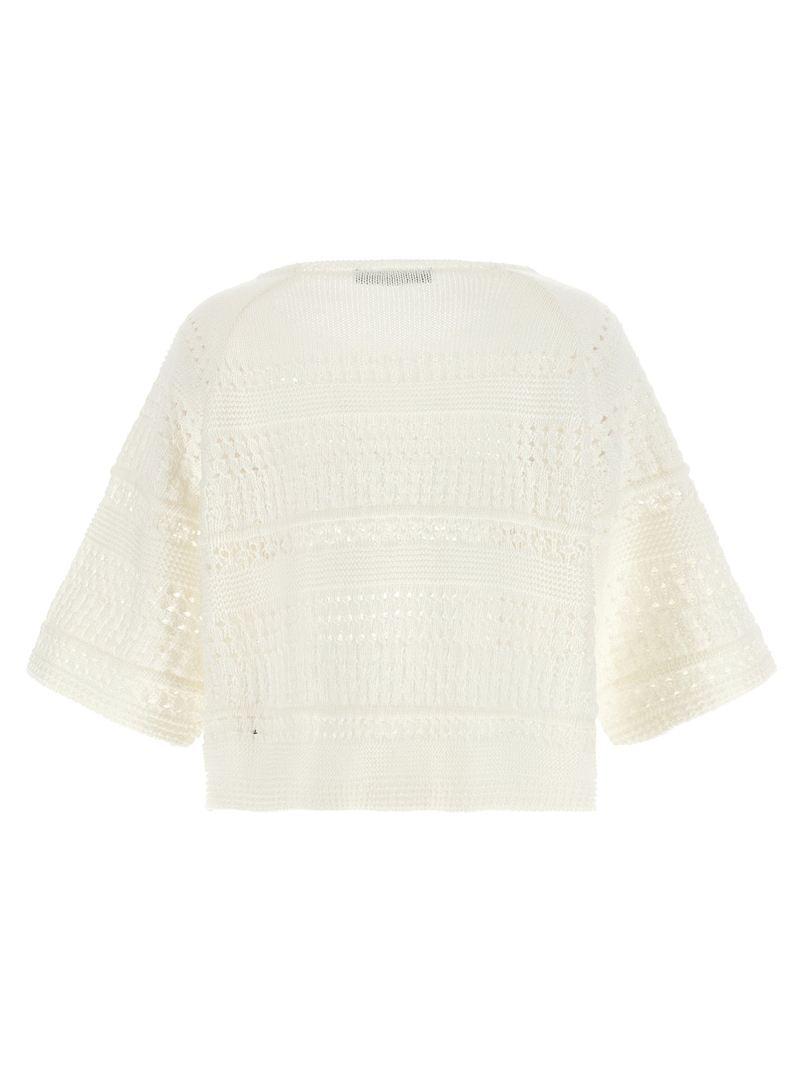 Max Mara White Cotton Women's Cardigan