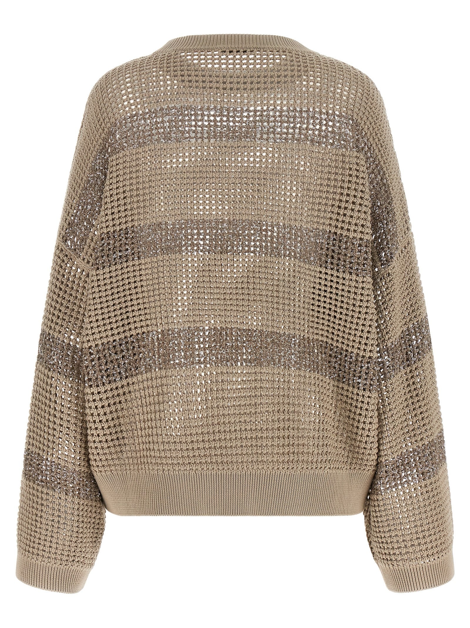 Brunello Cucinelli Gray Cotton Women's Cardigan