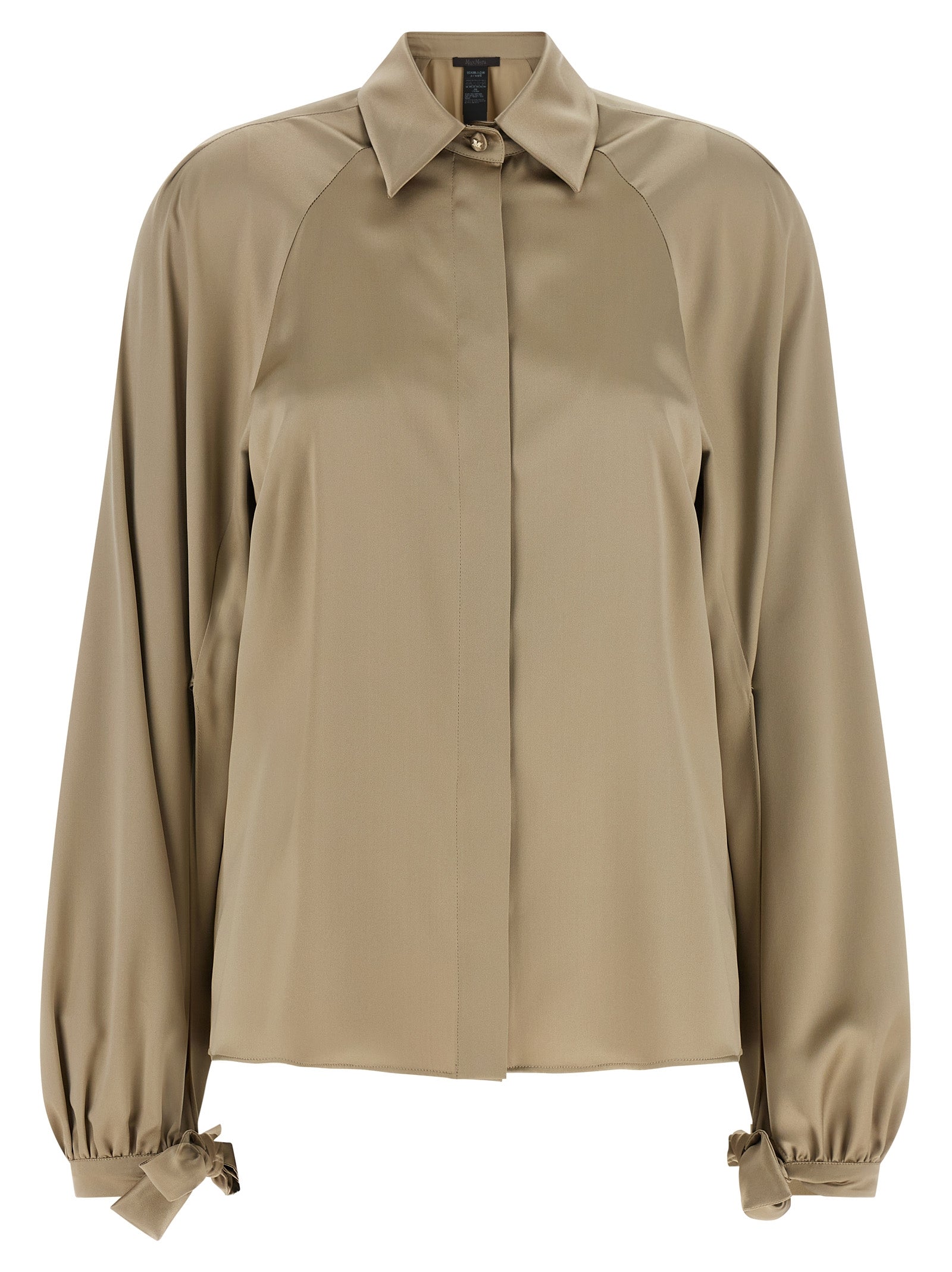 Max Mara Beige Silk Women's Blouse