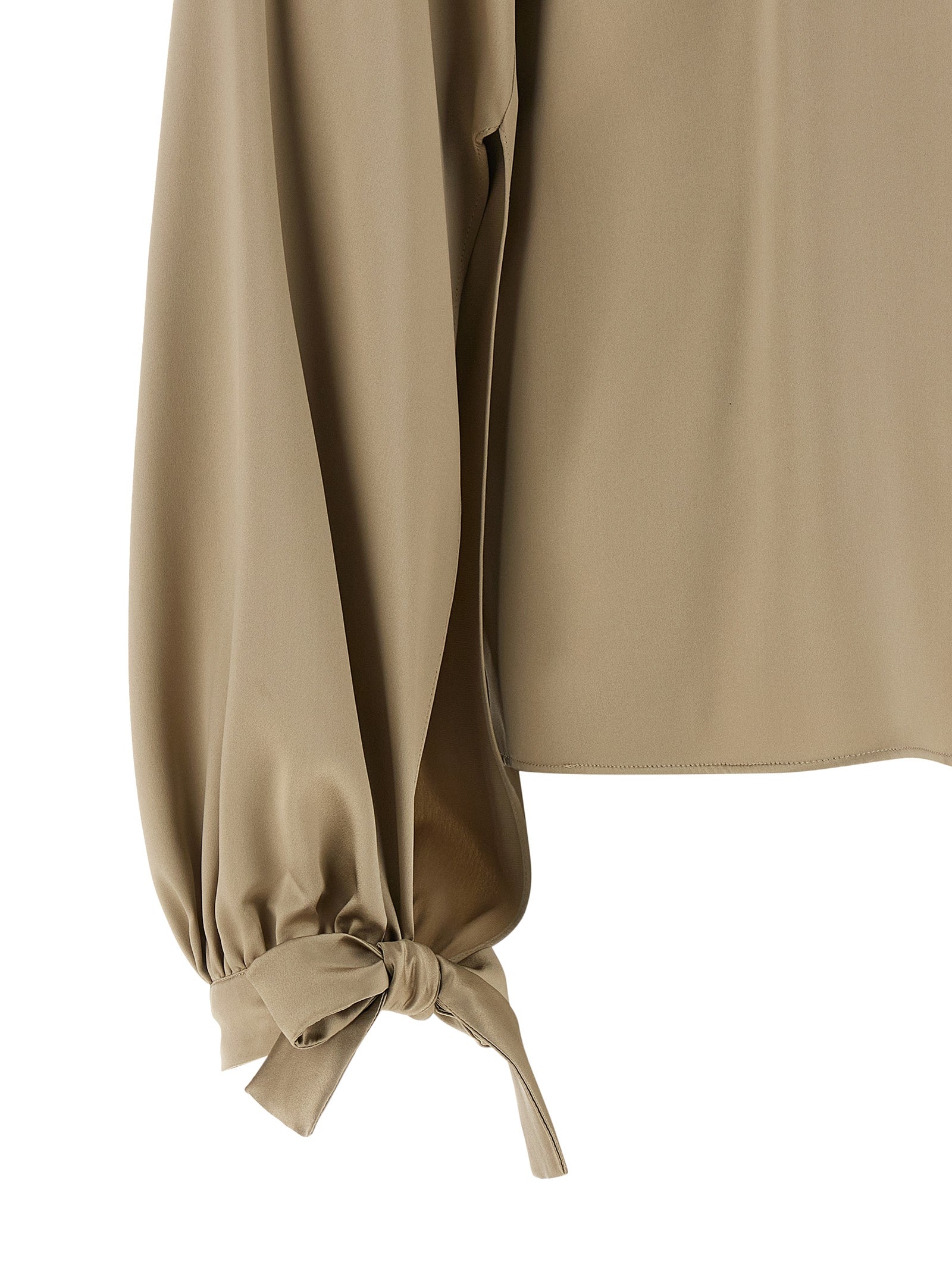 Max Mara Beige Silk Women's Blouse