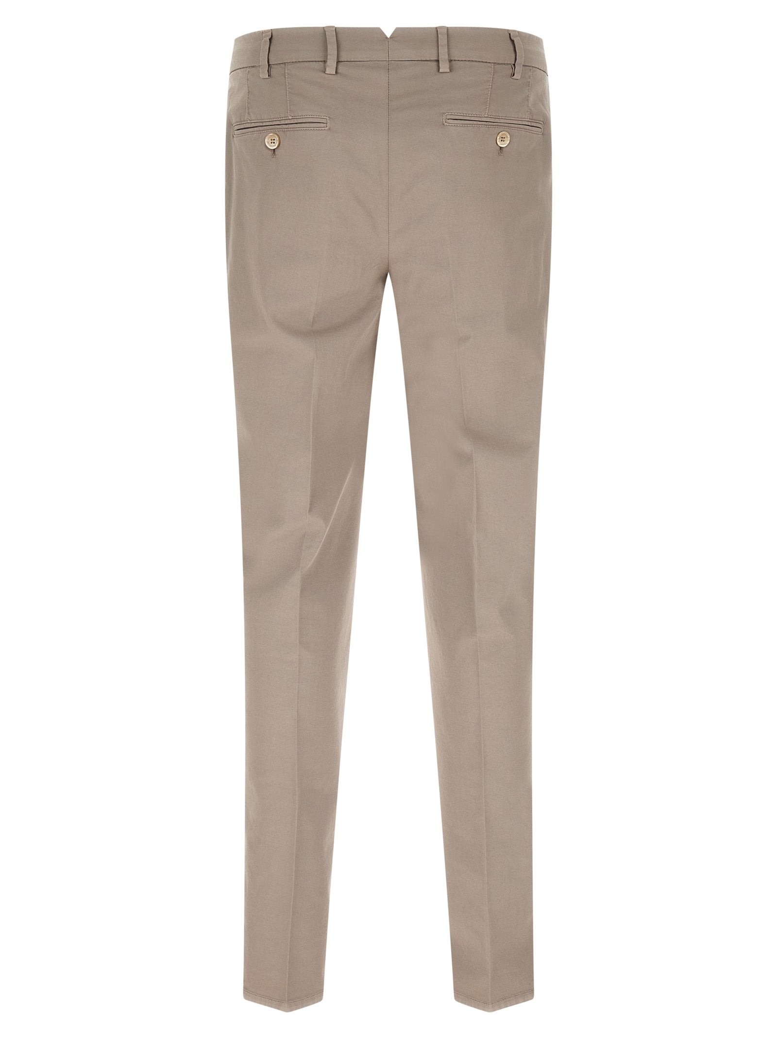 Brunello Cucinelli Beige Cotton Casual Men's Pants