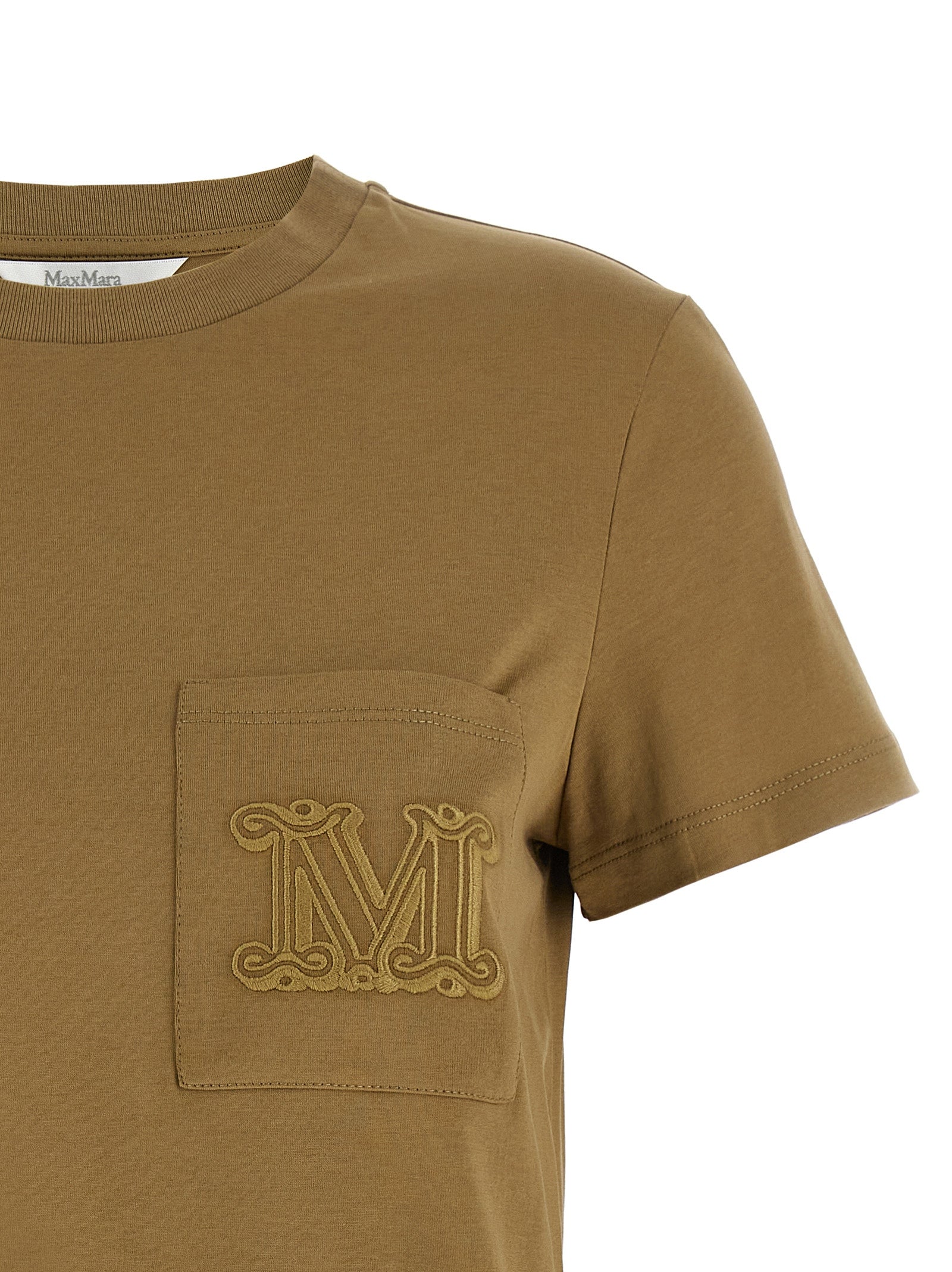 Max Mara Brown Cotton Women's T-Shirt