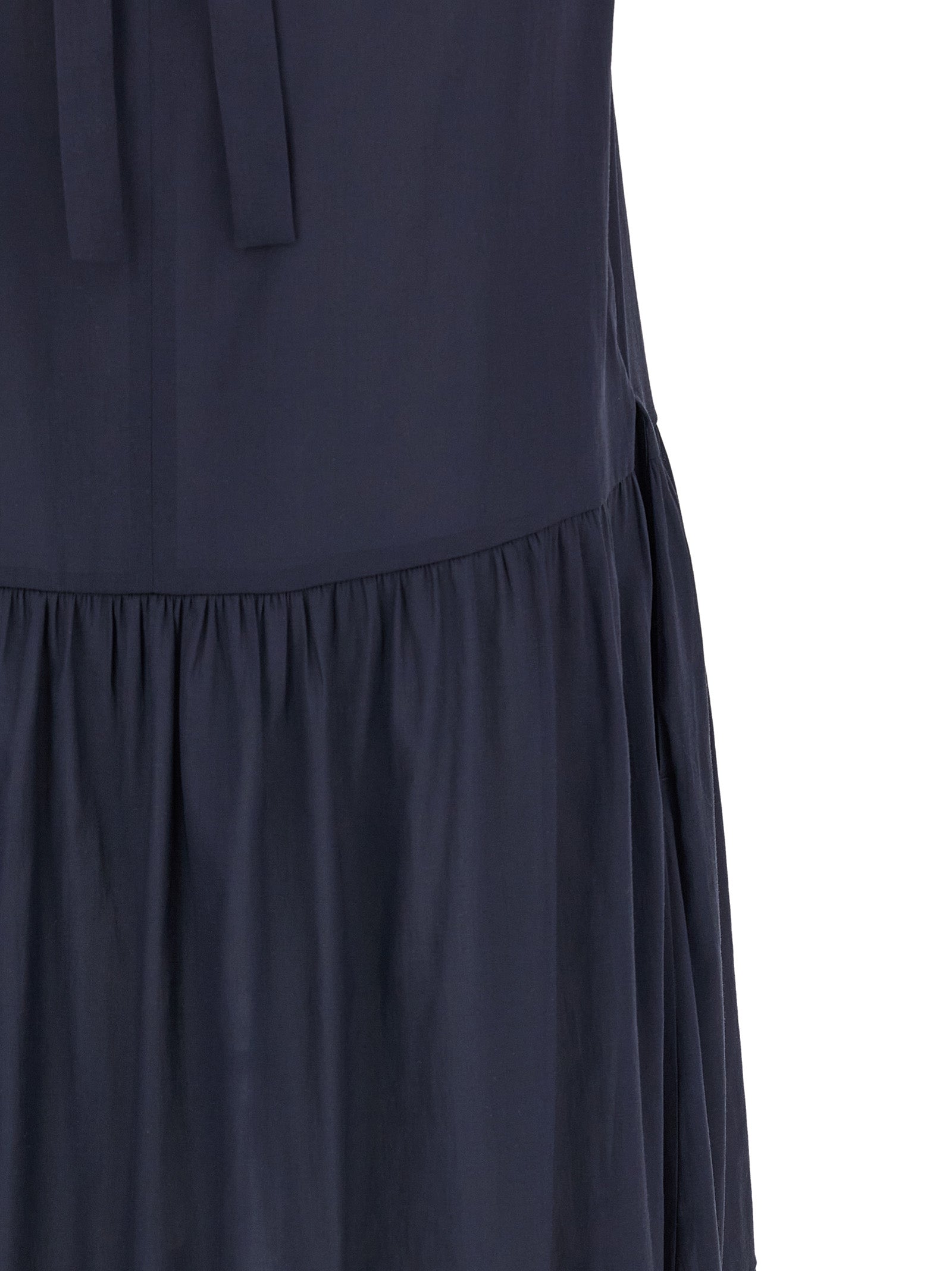 Max Mara Blue Acetate Long Women's Dress