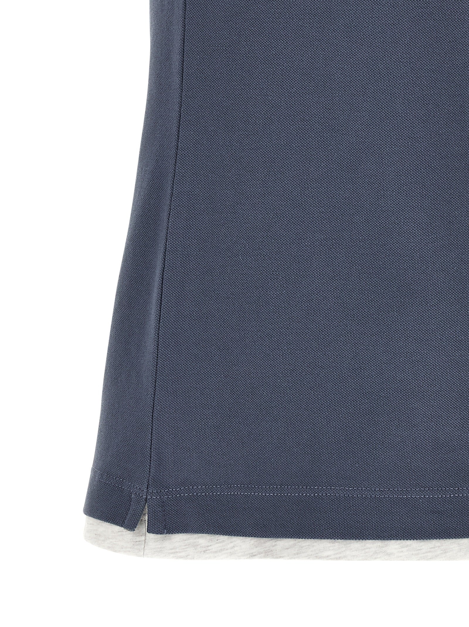 Brunello Cucinelli Blue Cotton Polo Men's Shirt