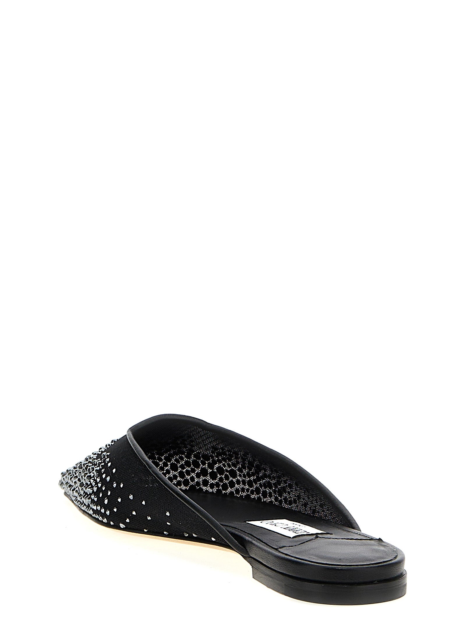 Jimmy Choo Black Textile Women's Mules