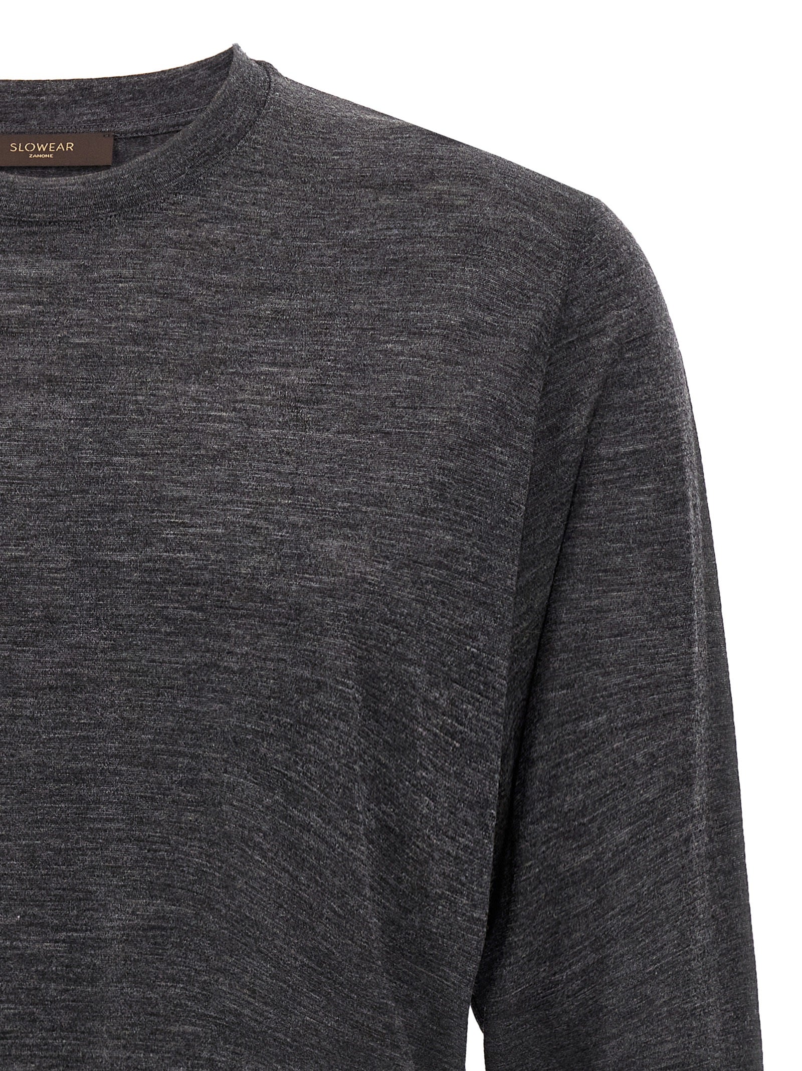 ZANONE Gray Virgin Wool Men's Sportswear