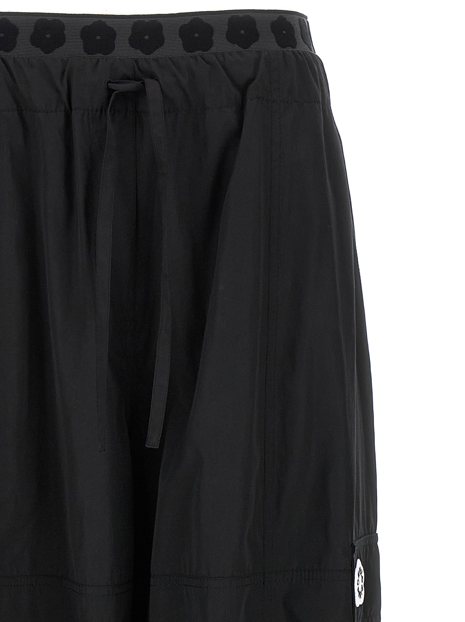 Kenzo Black Polyester Cargo Women's Pants