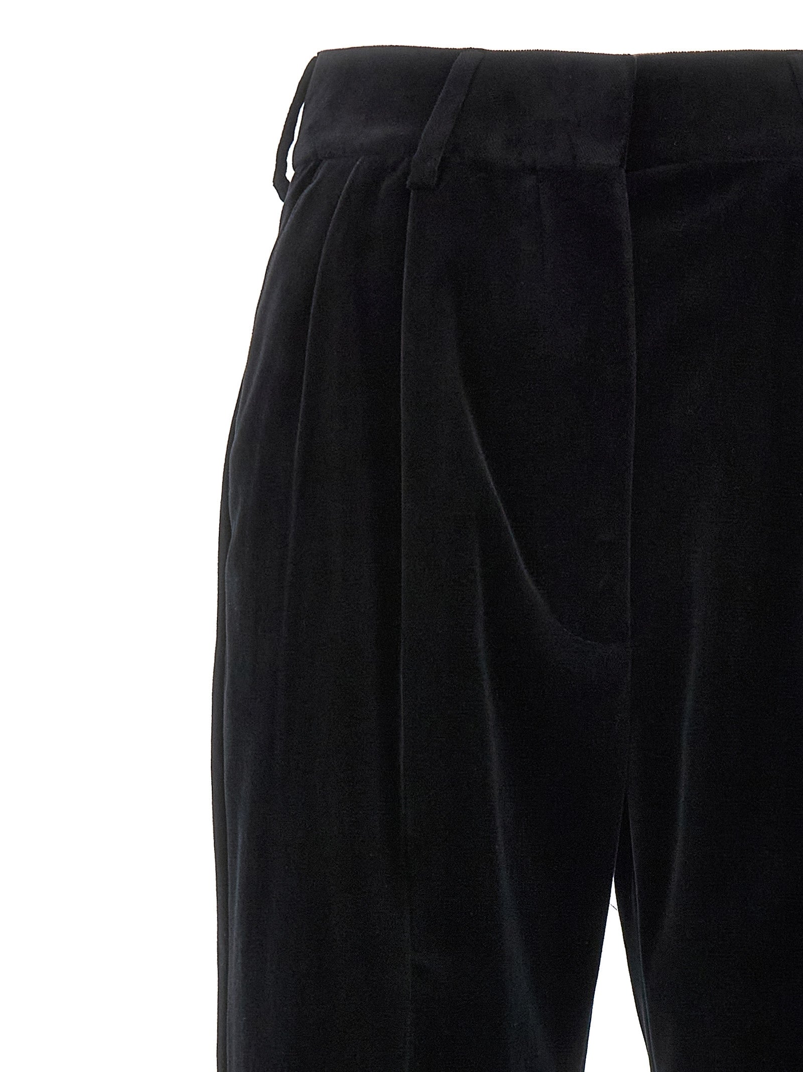 Blazé Milano Black Cotton Dress Women's Pants