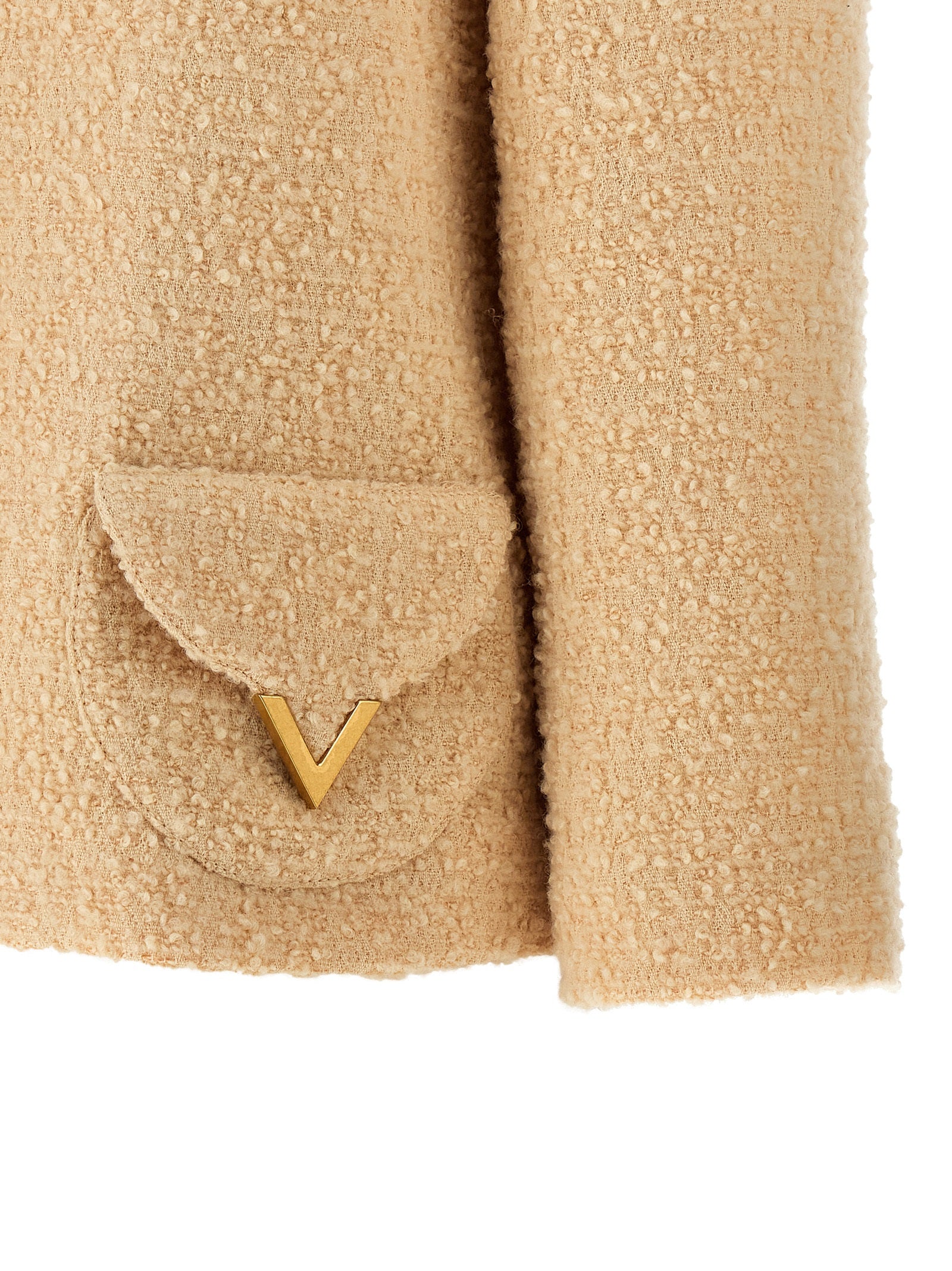 Valentino Garavani White Virgin Wool Women's Blazer