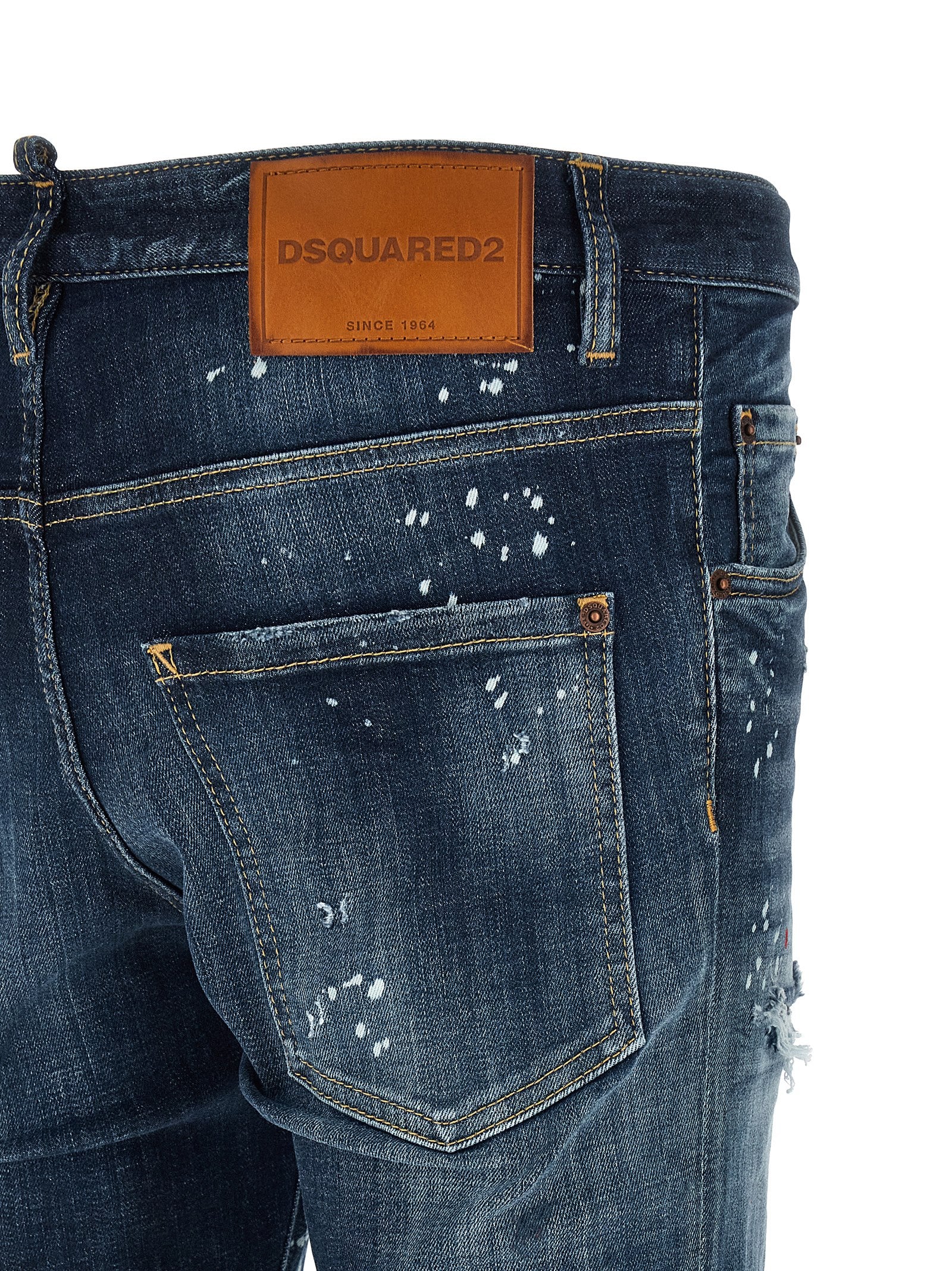 Dsquared² Blue Cotton Jeans Men's Denim