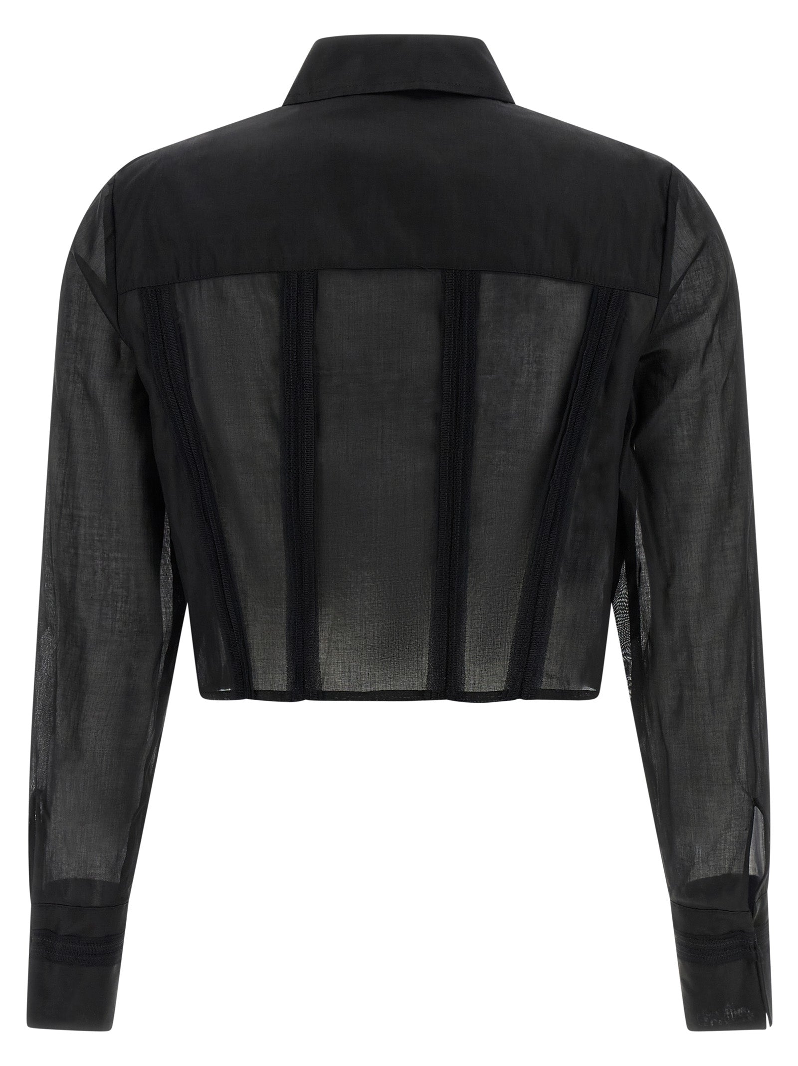 Elisabetta Franchi Black Cotton Women's Blouse