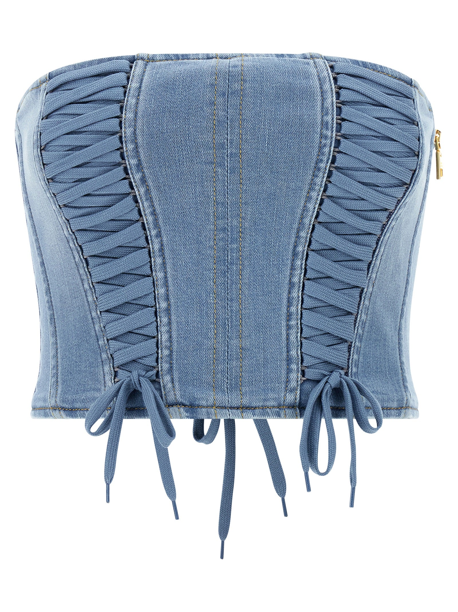 Elisabetta Franchi Blue Cotton Women's Blouse