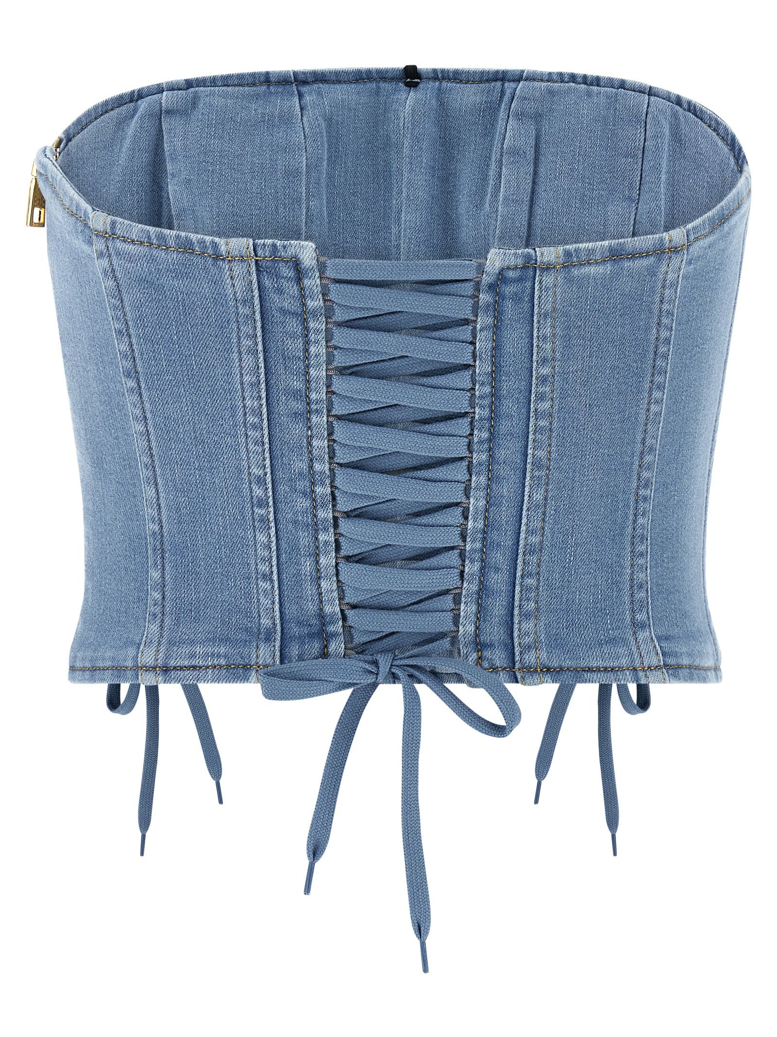 Elisabetta Franchi Blue Cotton Women's Blouse