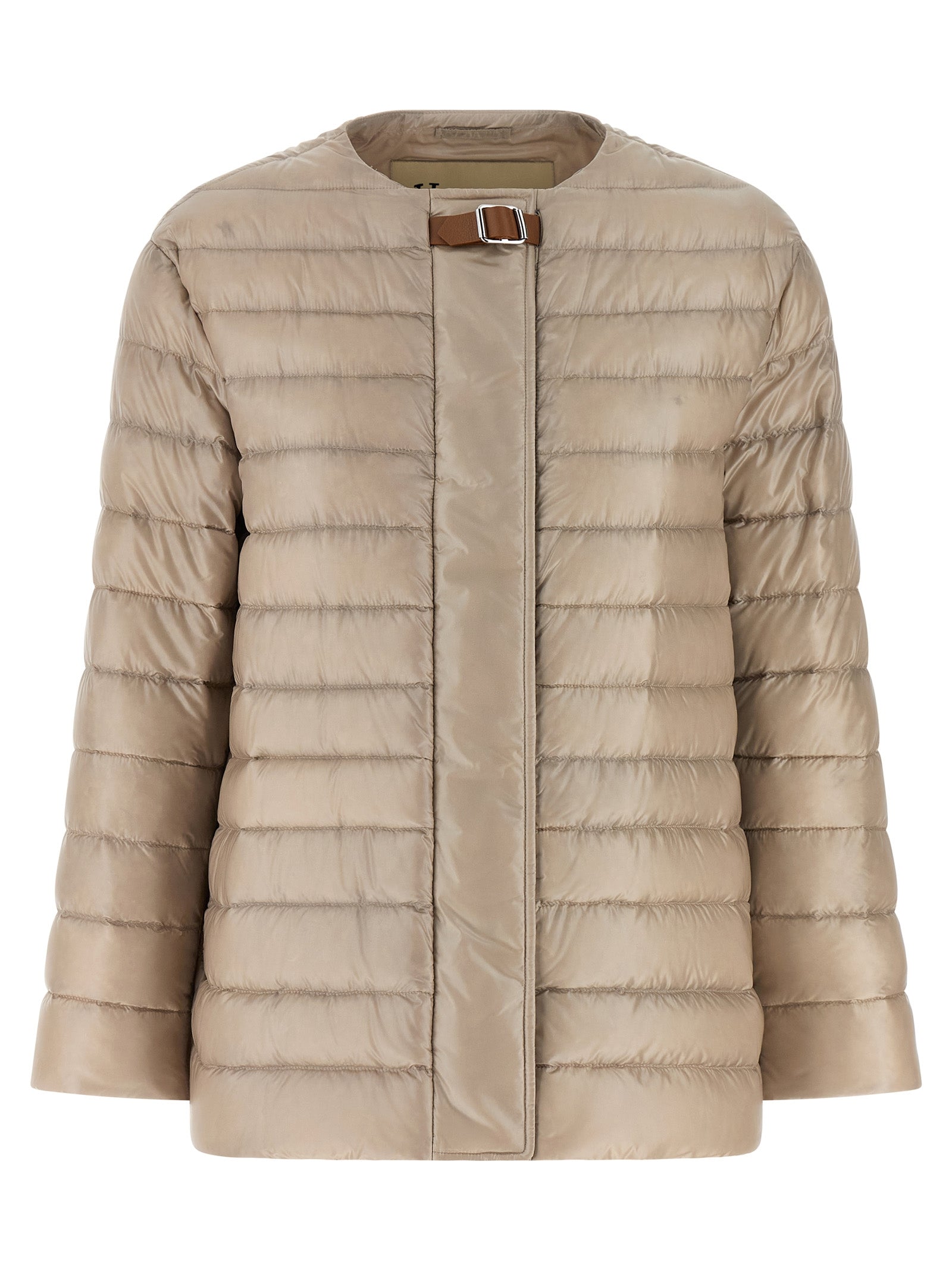 Herno Beige Polyamide Full-Length Women's Jacket