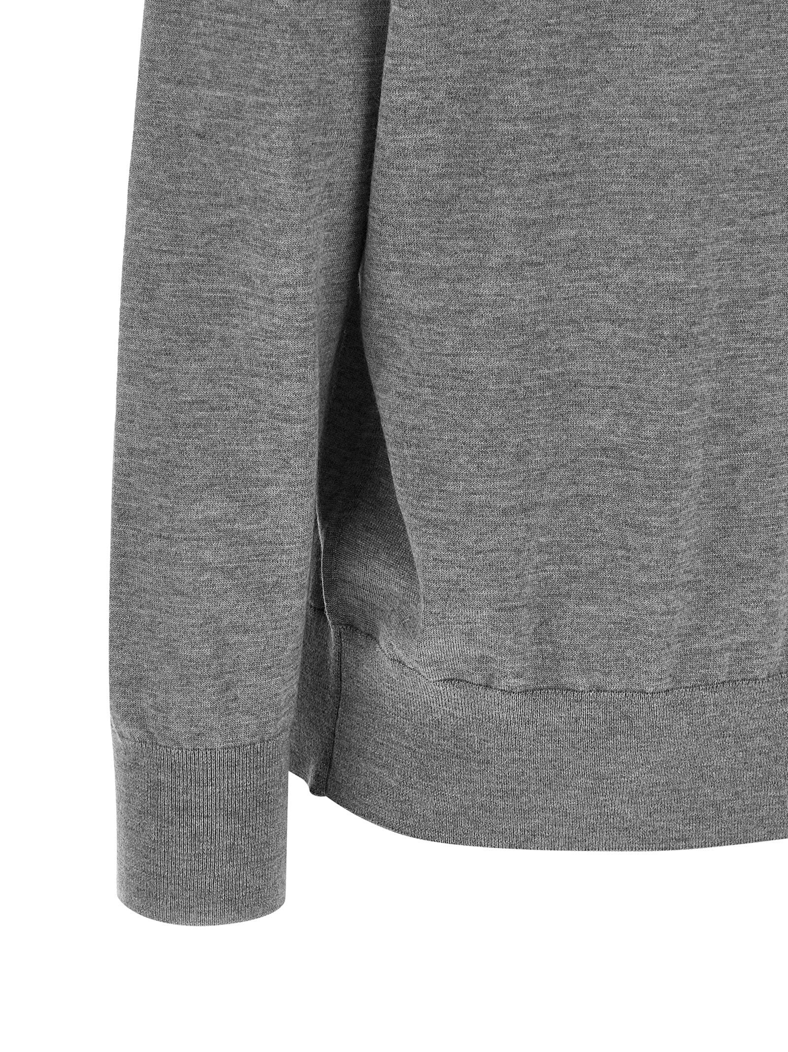 Dries Van Noten Gray Merino Wool Women's Cardigan