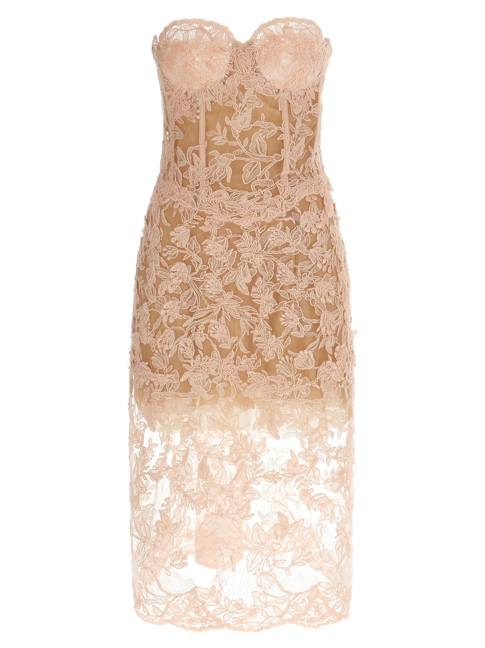 Ermanno Scervino Multicolor Polyester Midi Women's Dress