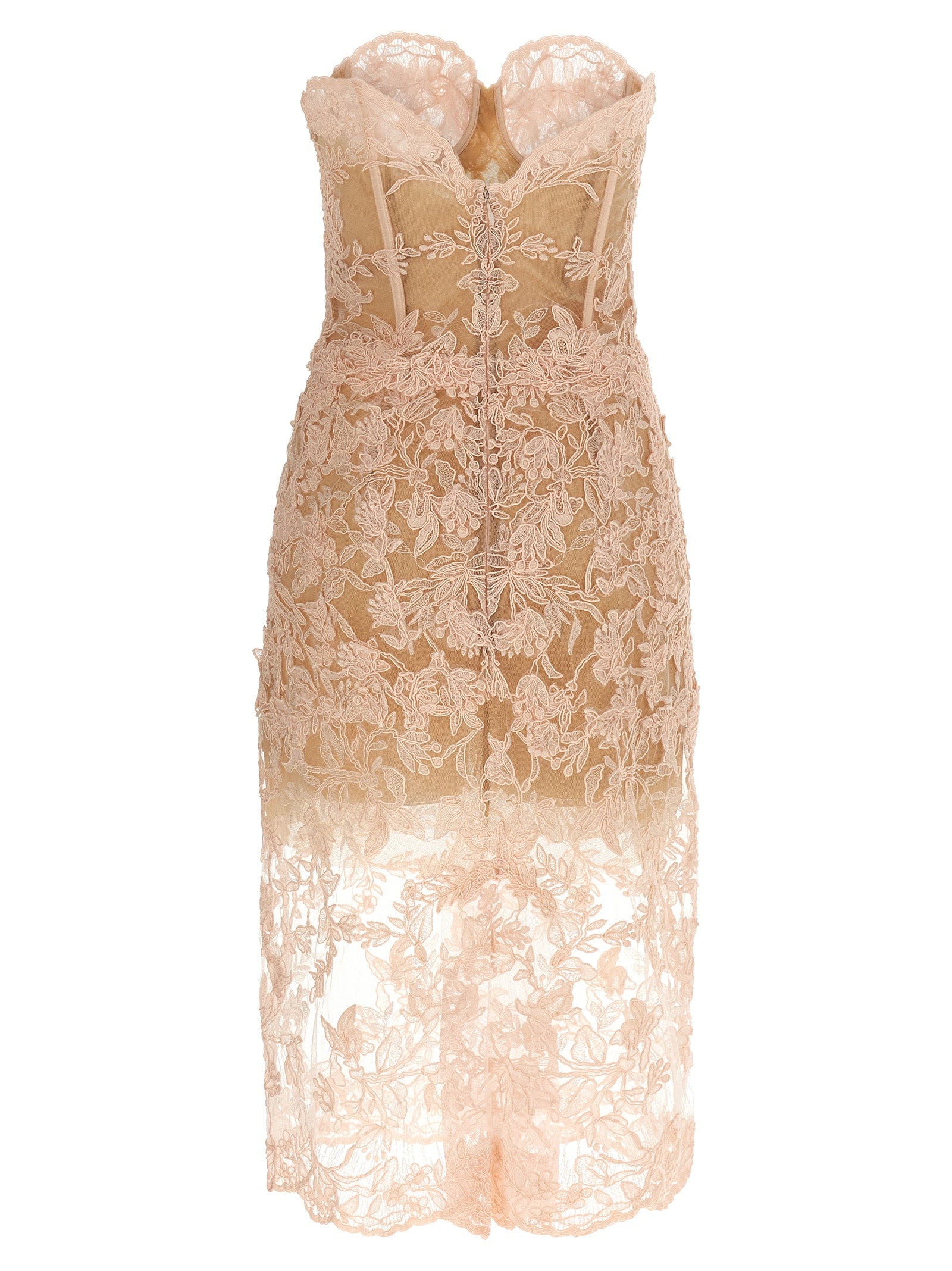 Ermanno Scervino Multicolor Polyester Midi Women's Dress