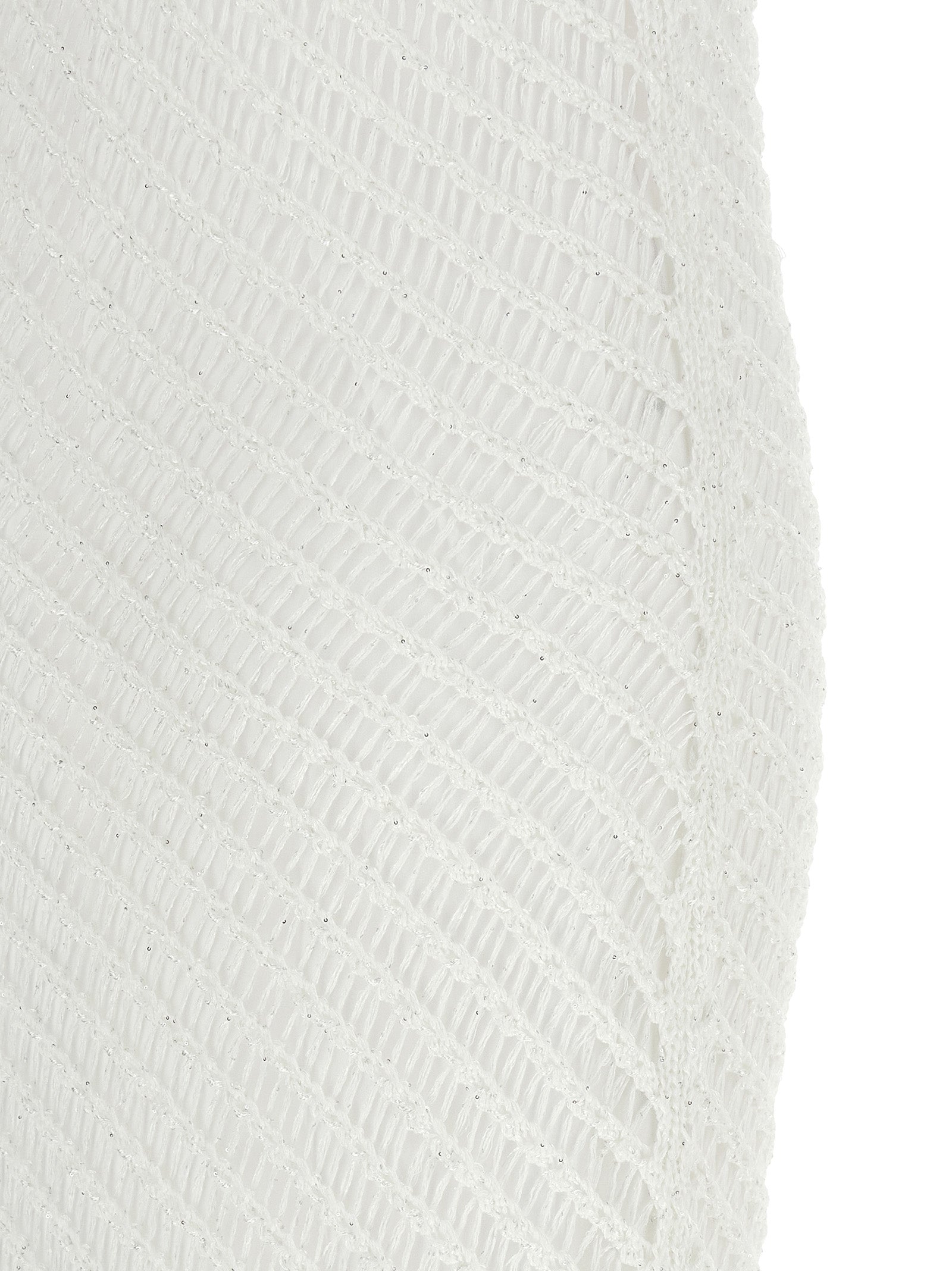 PINKO White Polyester Long Women's Dress