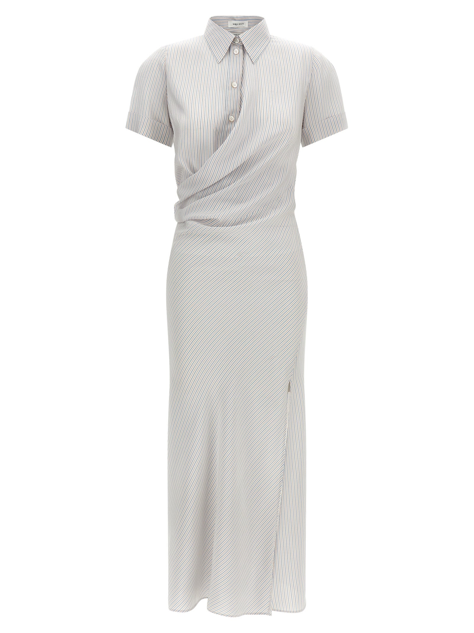 Alexander McQueen Multicolor Silk Long Women's Dress