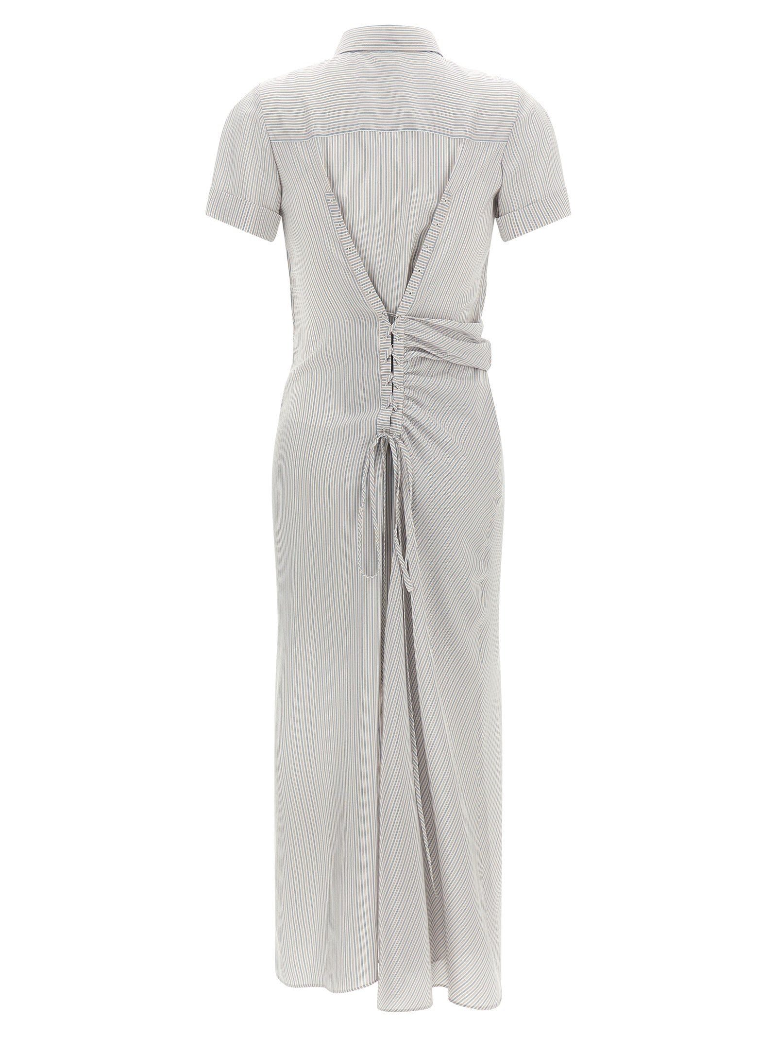 Alexander McQueen Multicolor Silk Long Women's Dress