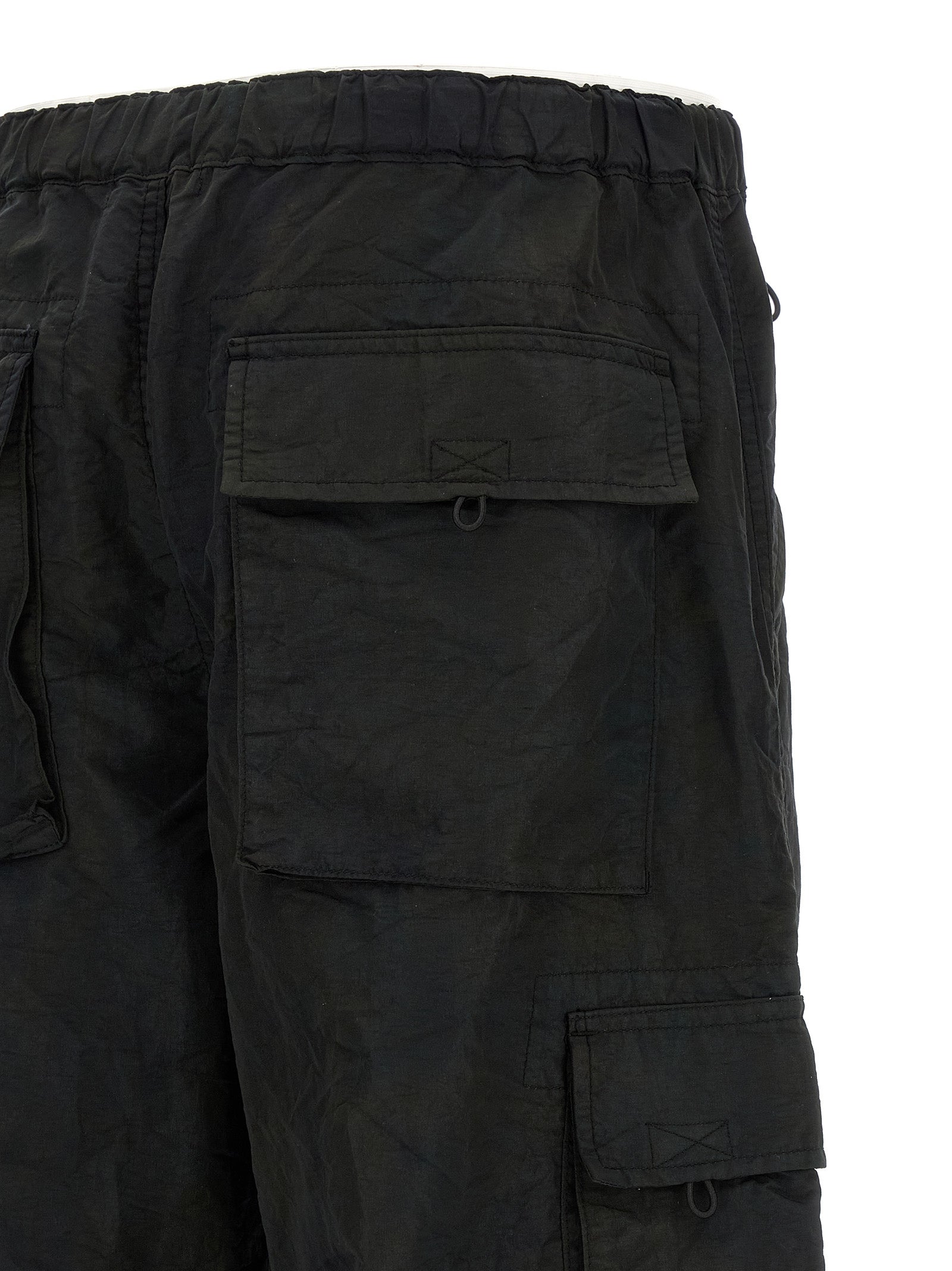 Comme Des Garçons Black Nylon Cargo Men's Pants