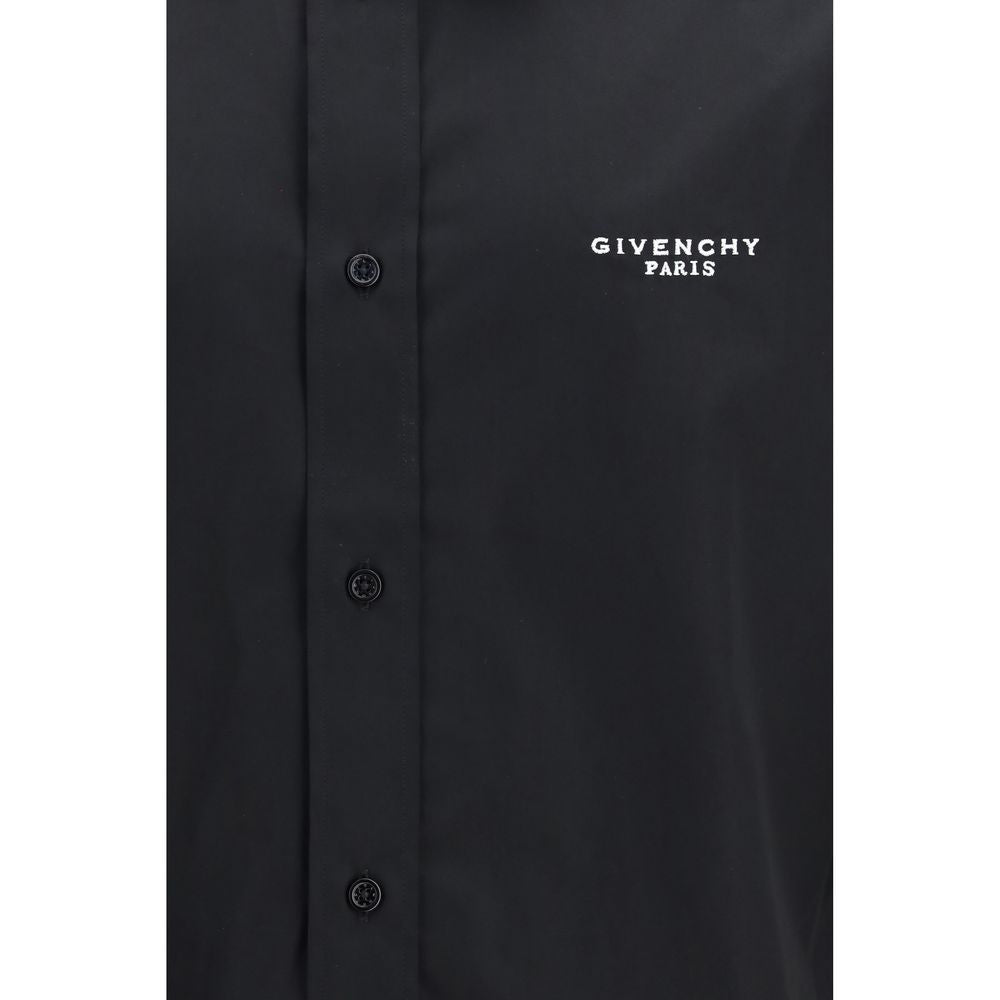 Givenchy Black Cotton Dress Men's Shirt
