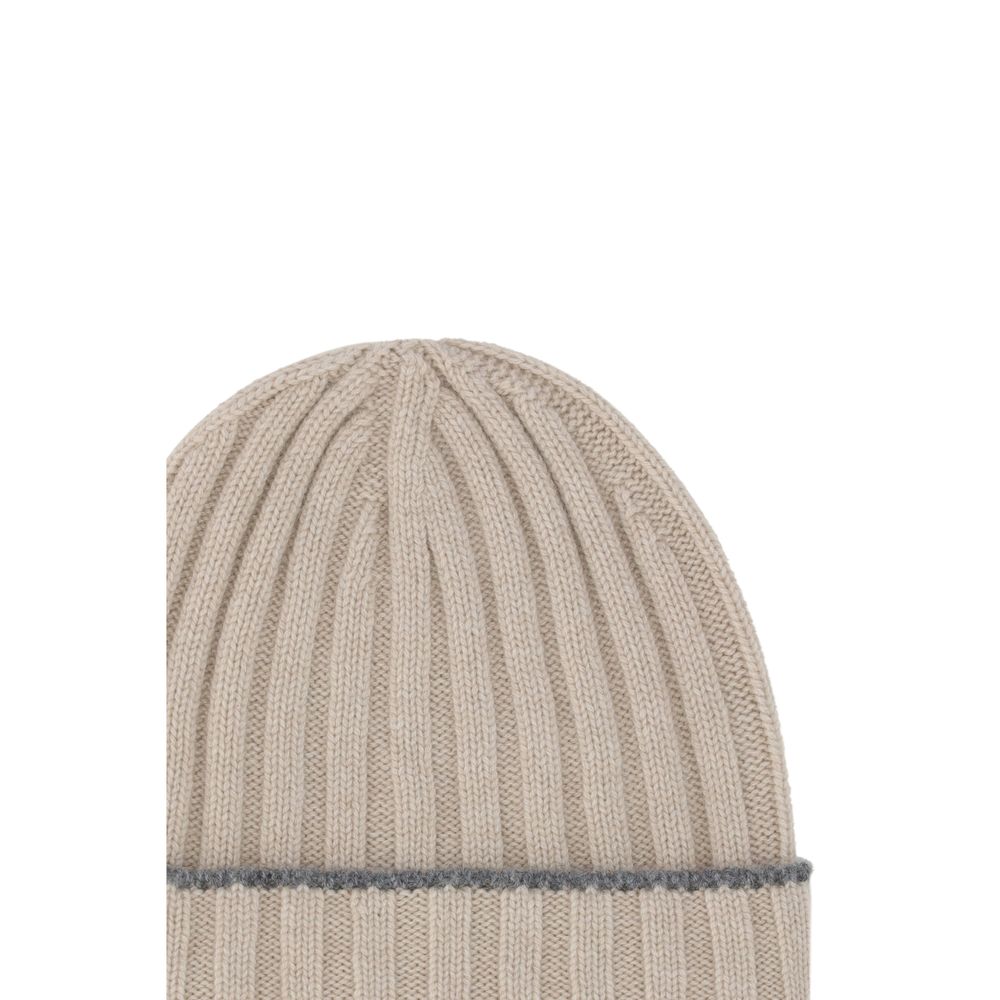 Brunello Cucinelli Brown Cashmere Men's Beanie