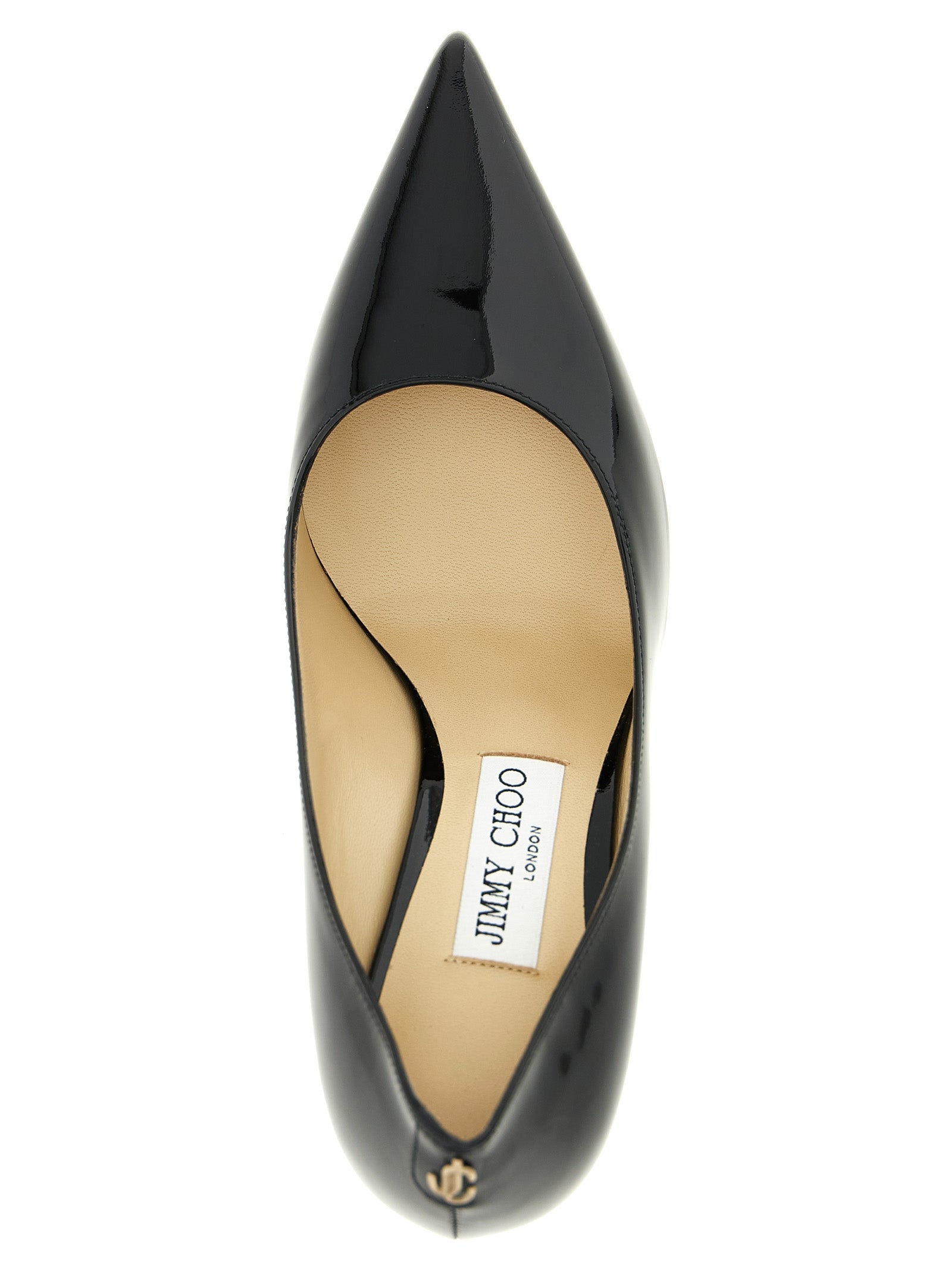 Jimmy Choo Black Leather High Heel Women's Pumps