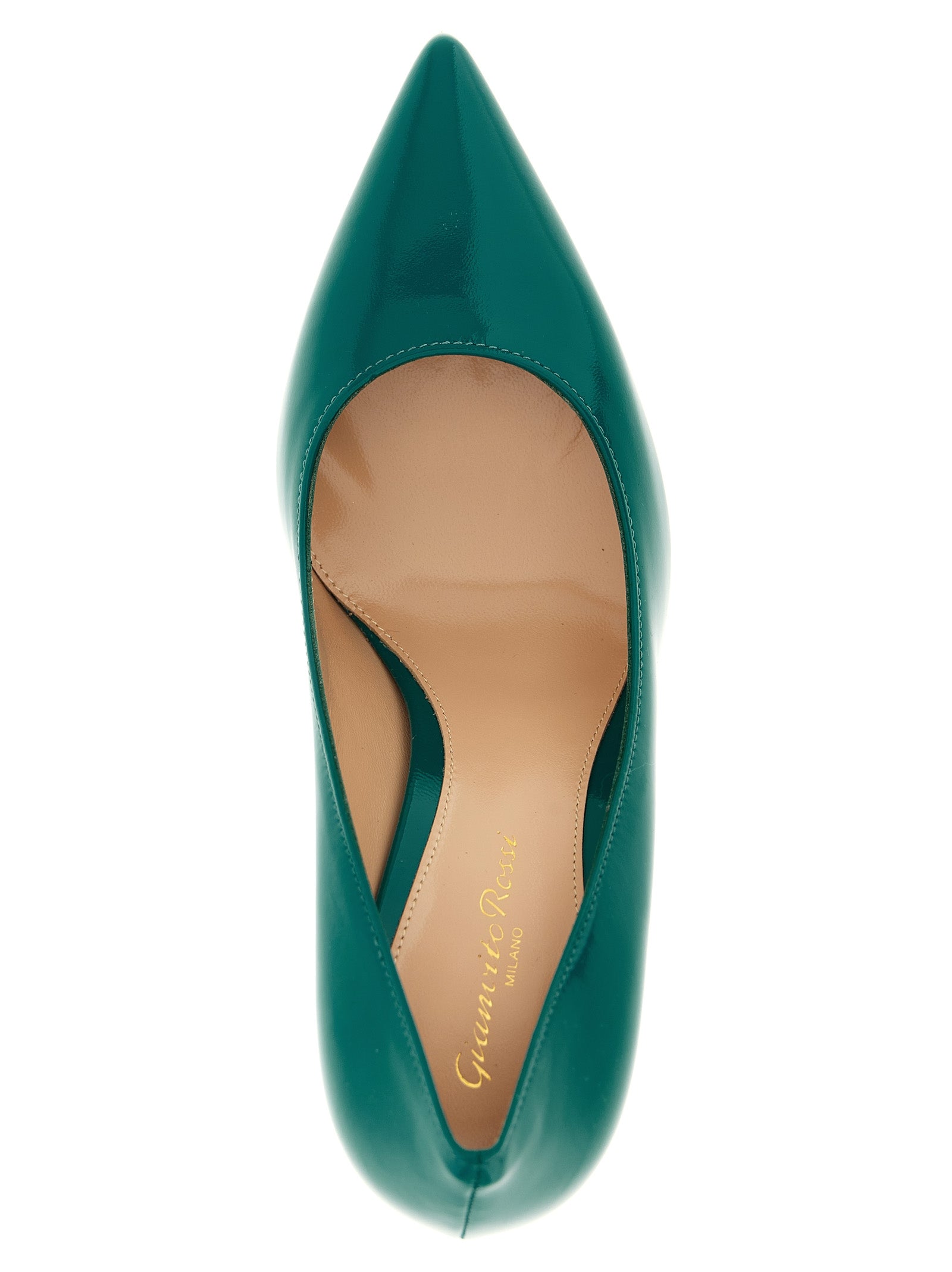 Gianvito Rossi Bicolor Lamb Leather High Heel Women's Pumps