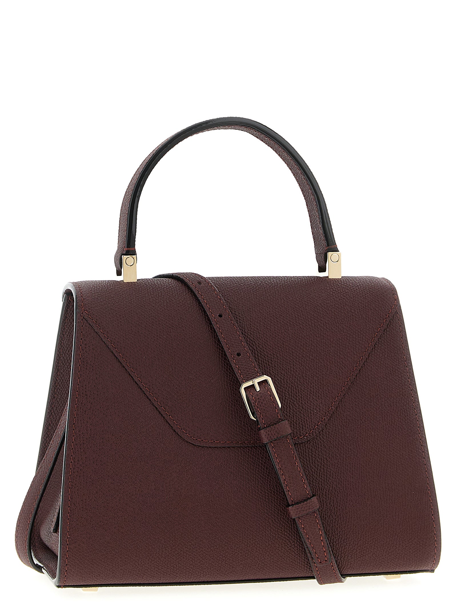 Valextra Bordeaux Calfskin Women's Handbag