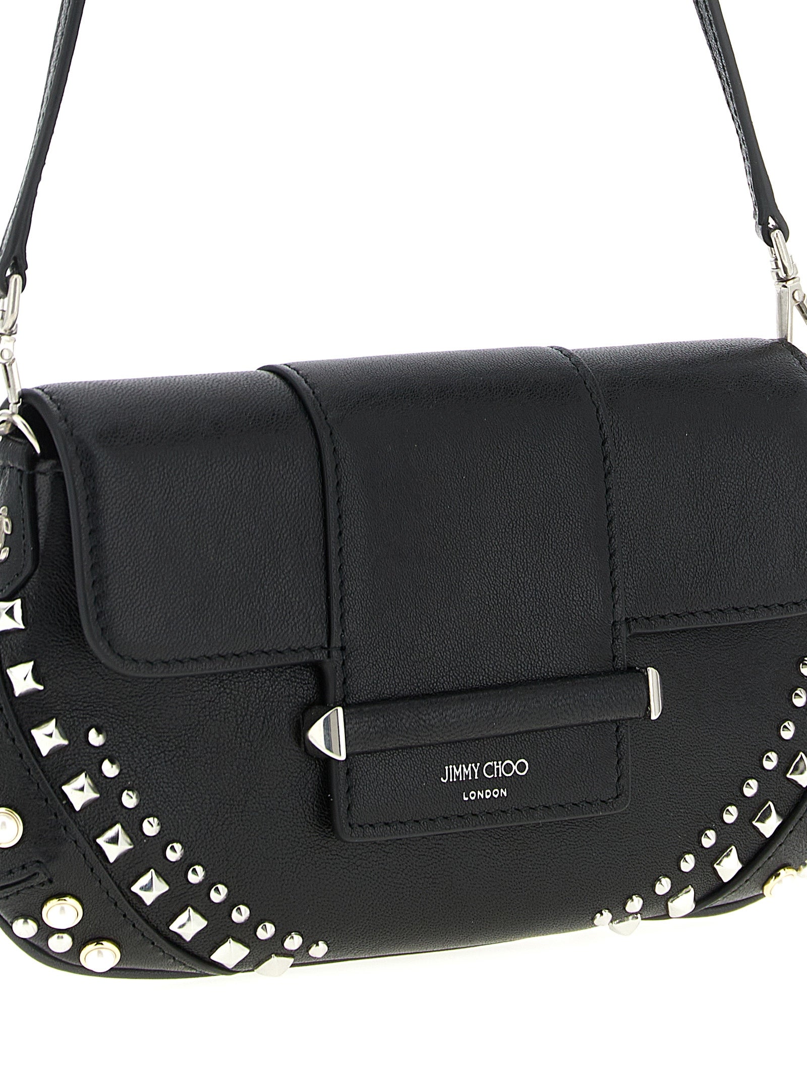 Jimmy Choo Black Lamb Leather Women's Cardholder