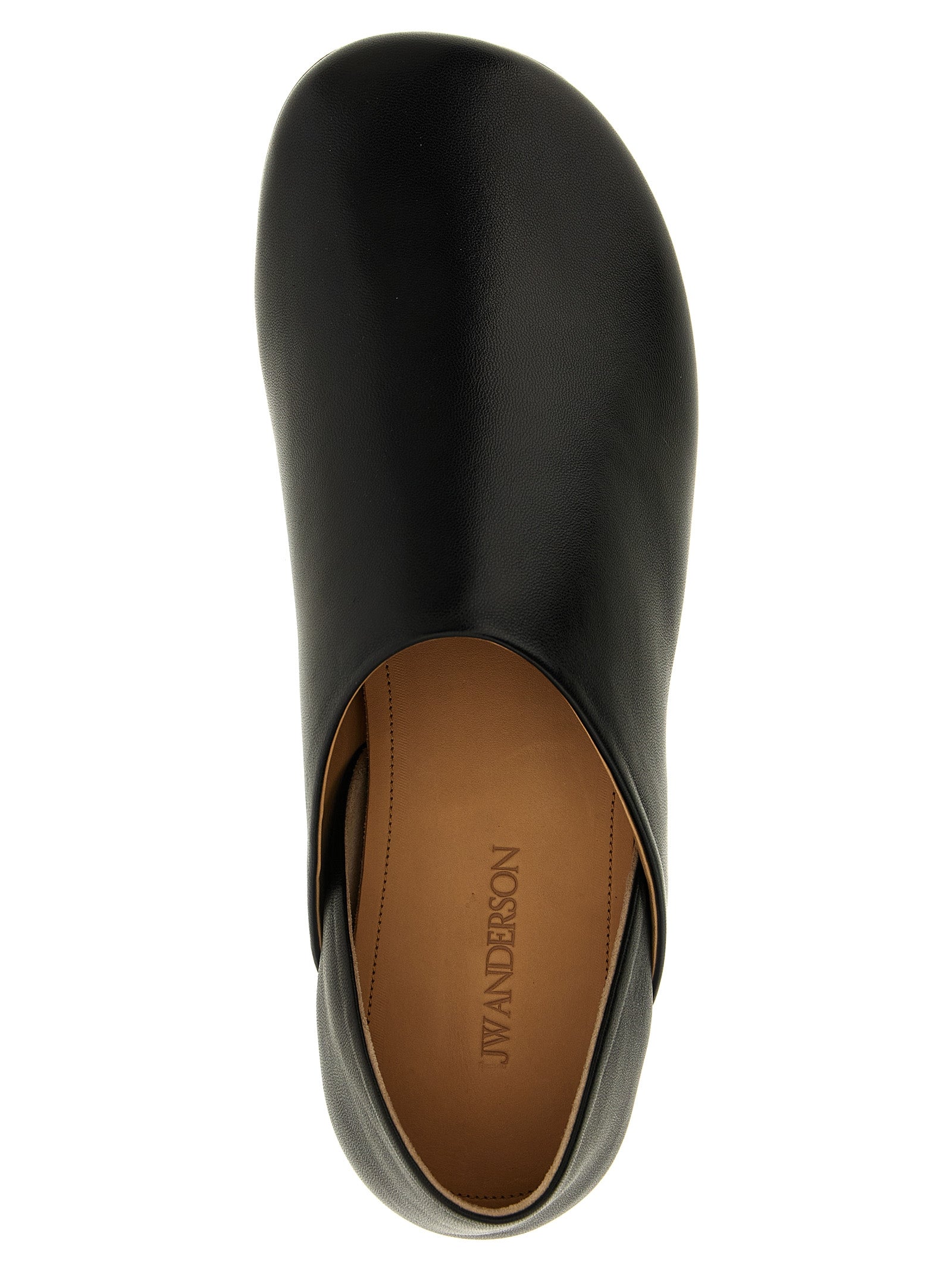 J.W.Anderson Black Lamb Leather Men's Mules