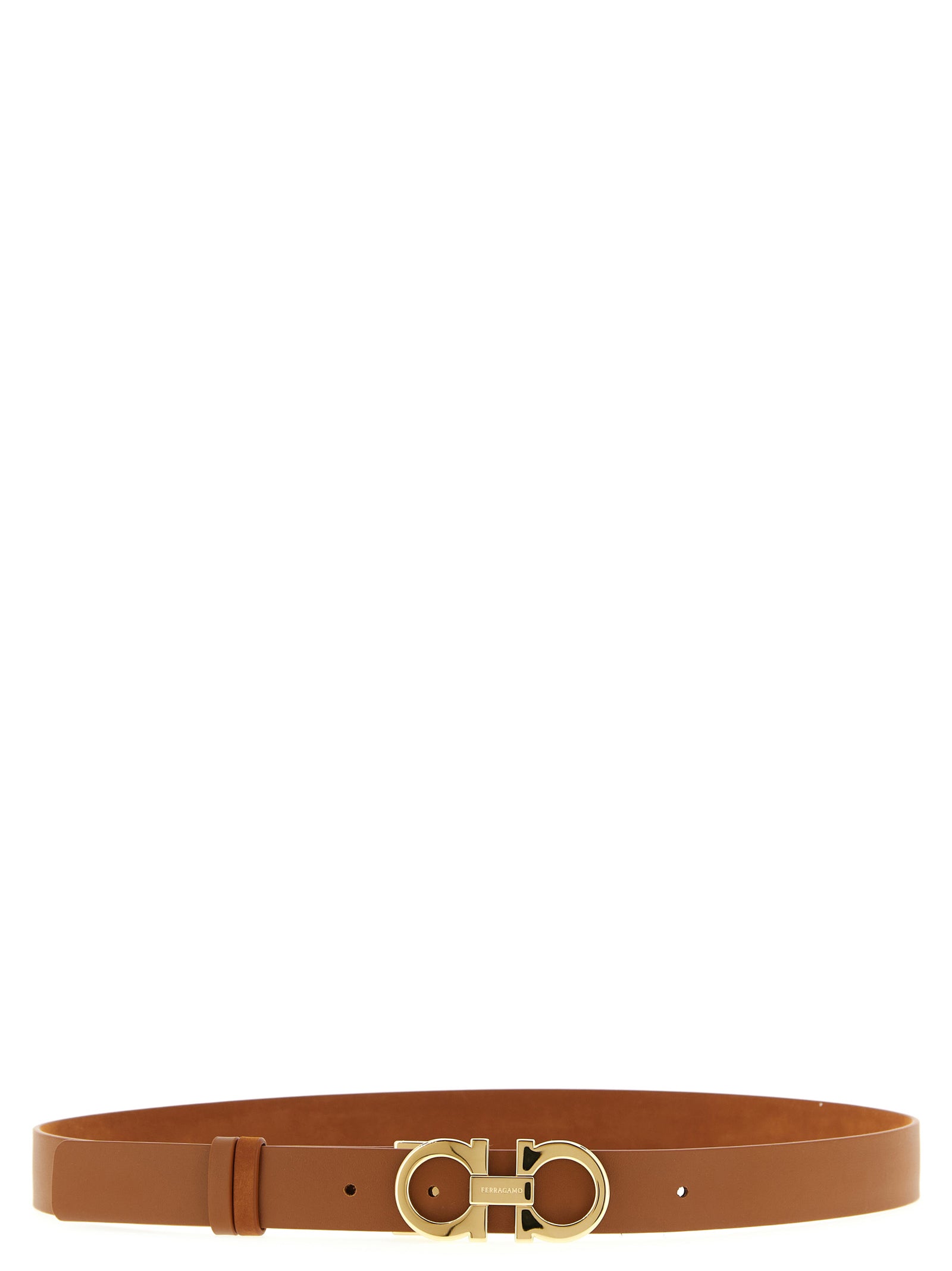 Ferragamo Brown Calfskin Regular Women's Belt