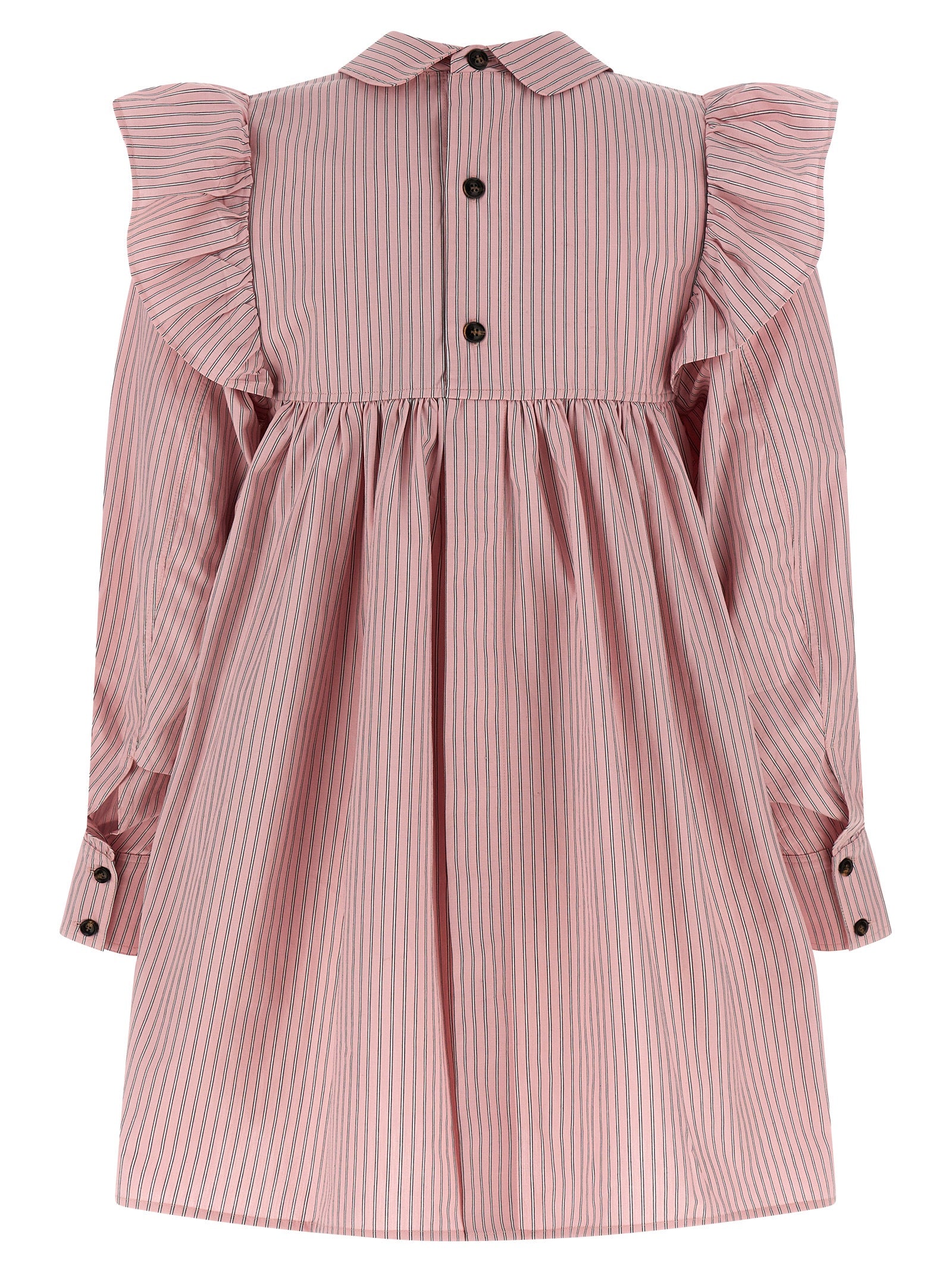 Ganni Multicolor Organic Cotton Short Women's Dress