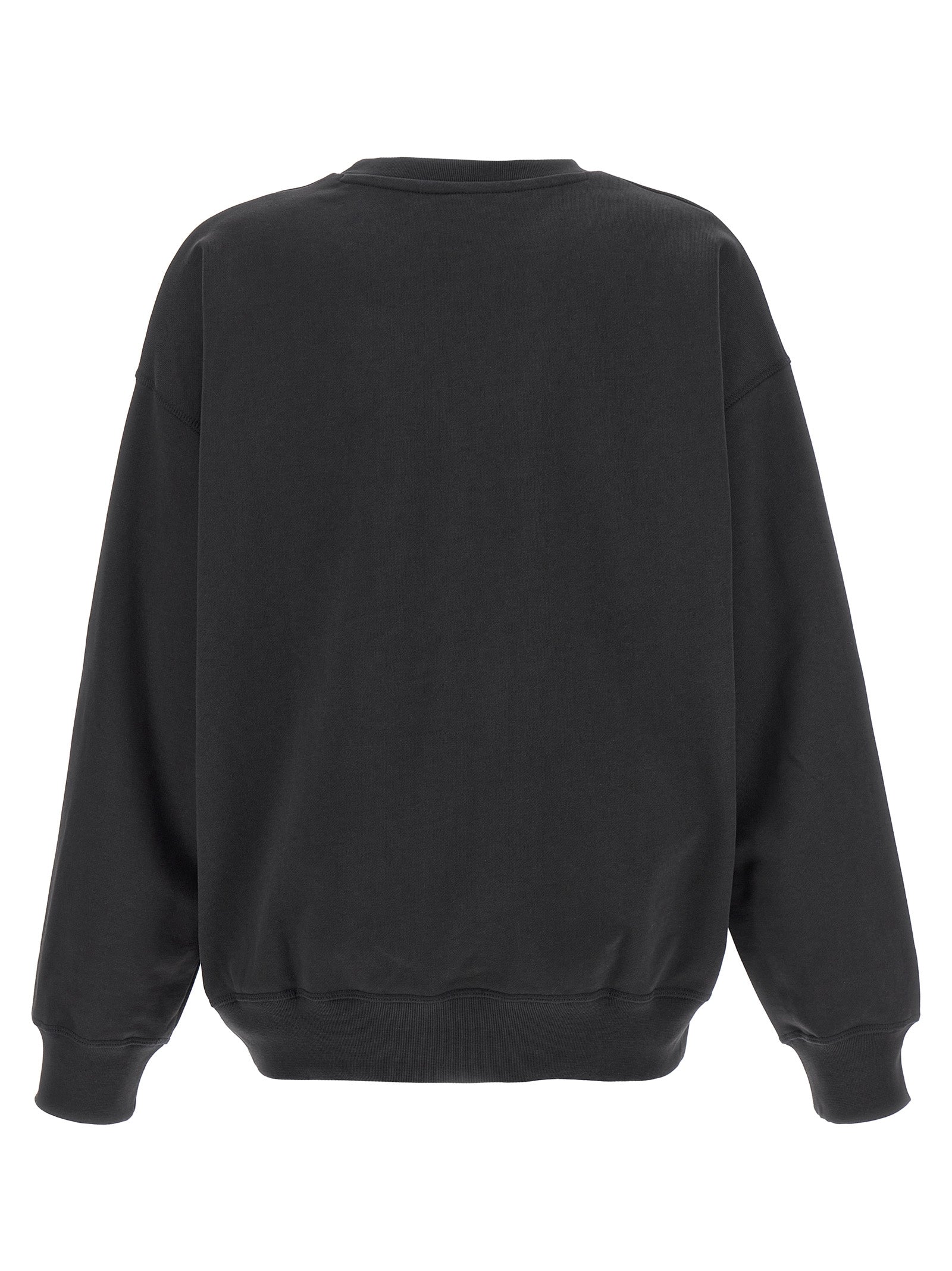 Ganni Black Organic Cotton Women's Sweatshirt
