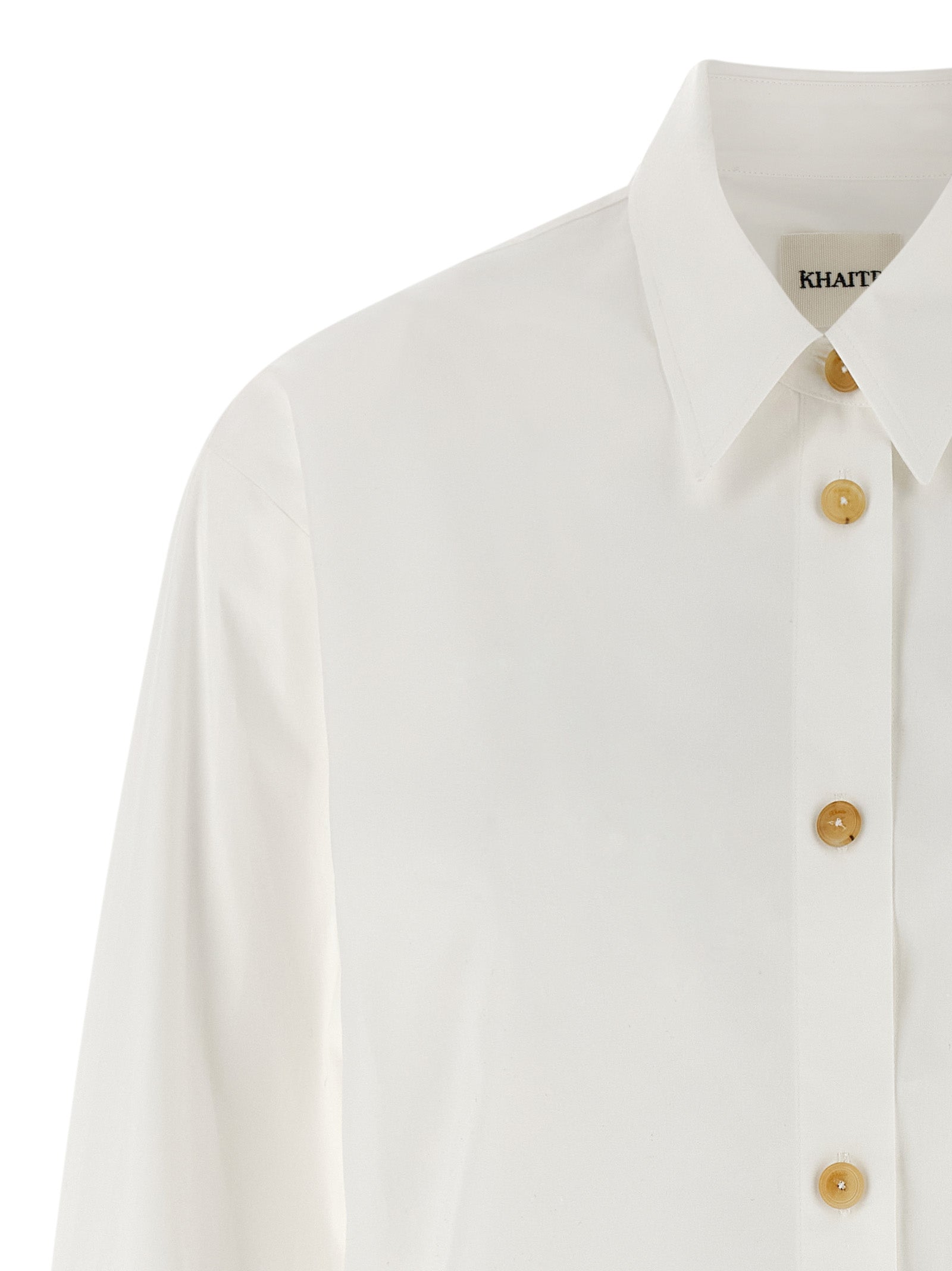 Khaite White Cotton Women's Blouse