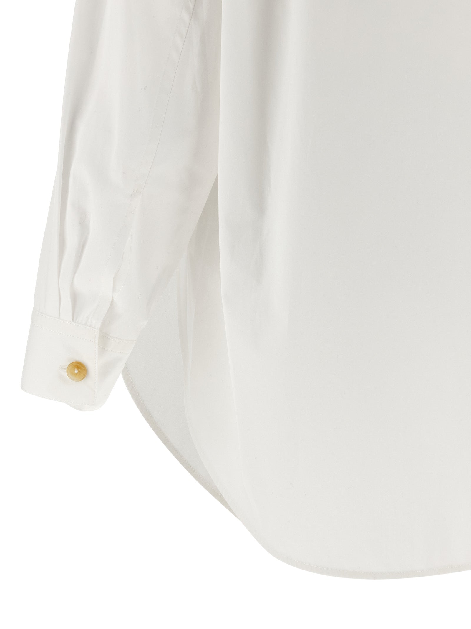 Khaite White Cotton Women's Blouse
