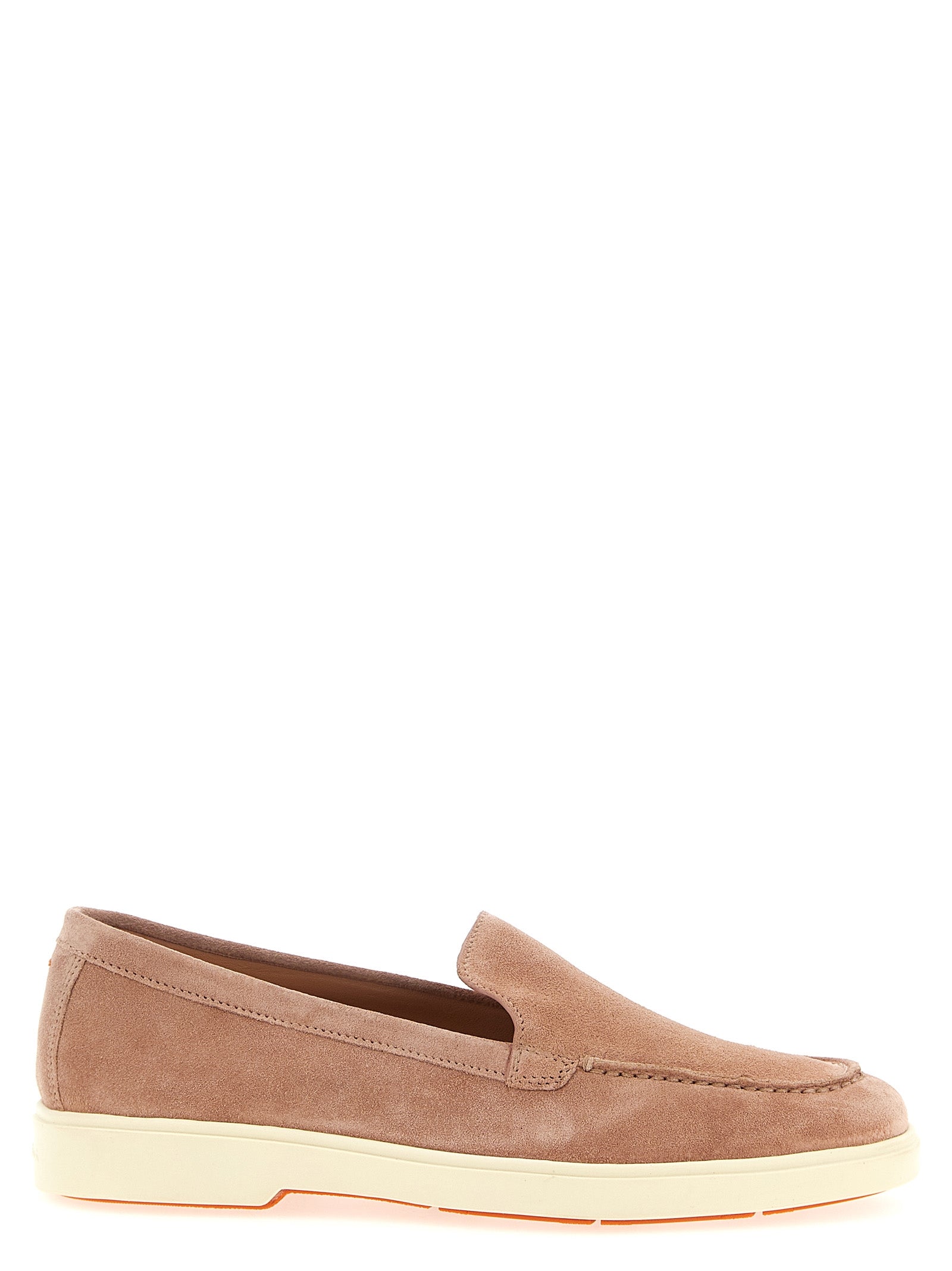 Santoni Multicolor Calfskin Slip-On Women's Loafers