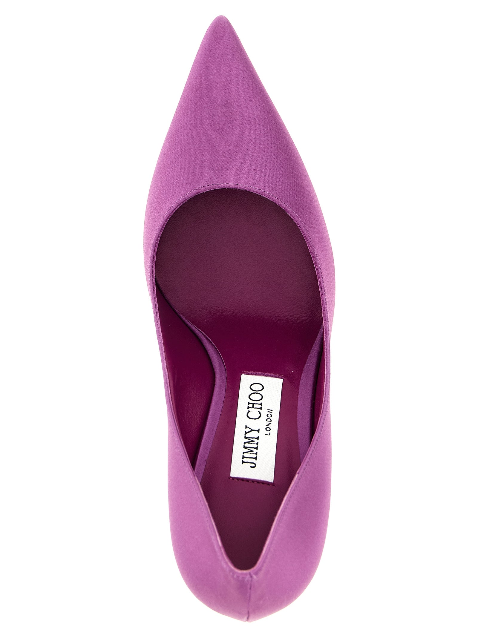 Jimmy Choo Purple Tencel High Heel Women's Pumps