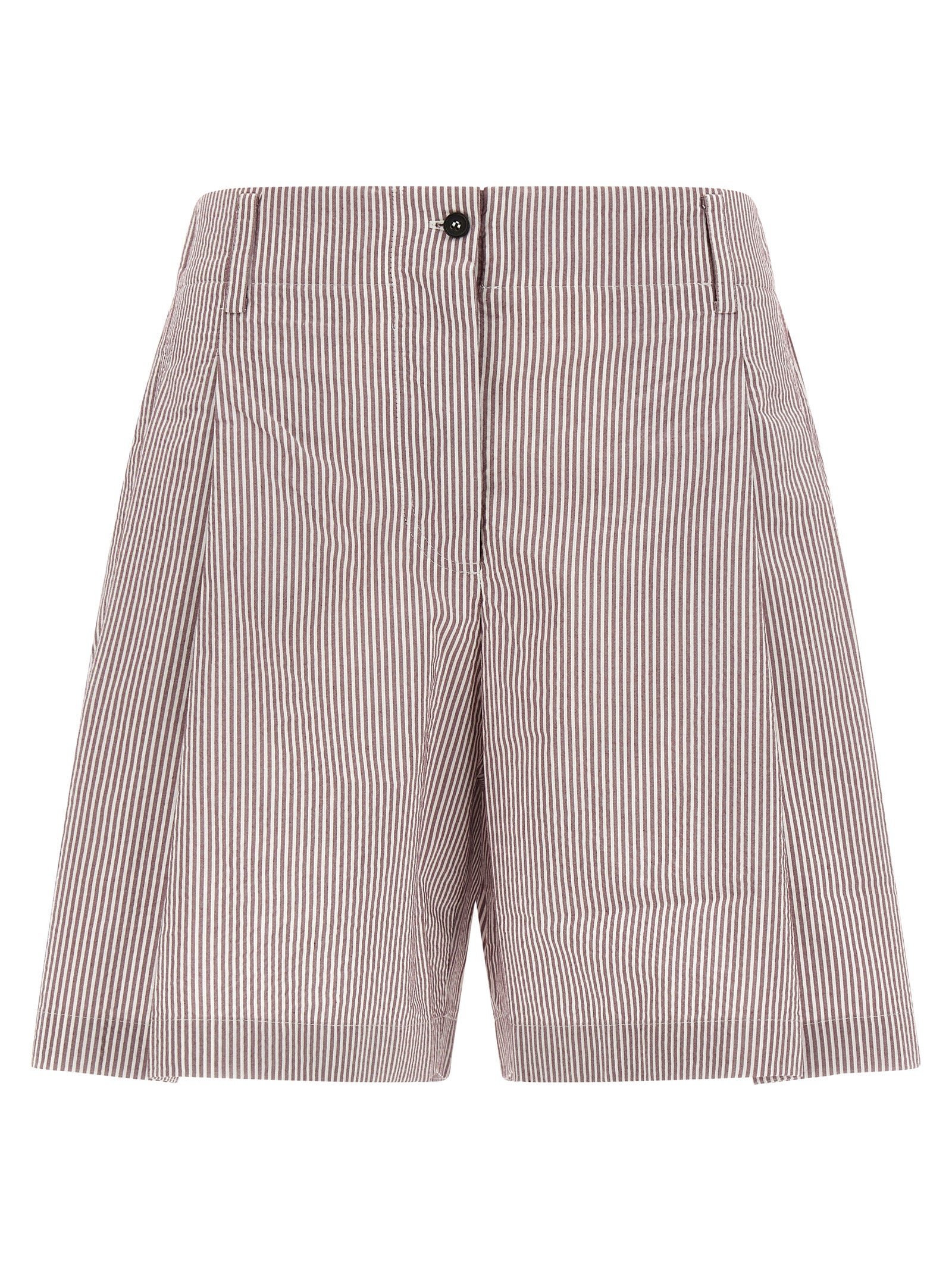Brunello Cucinelli Multicolor Cotton Bermuda Women's Shorts