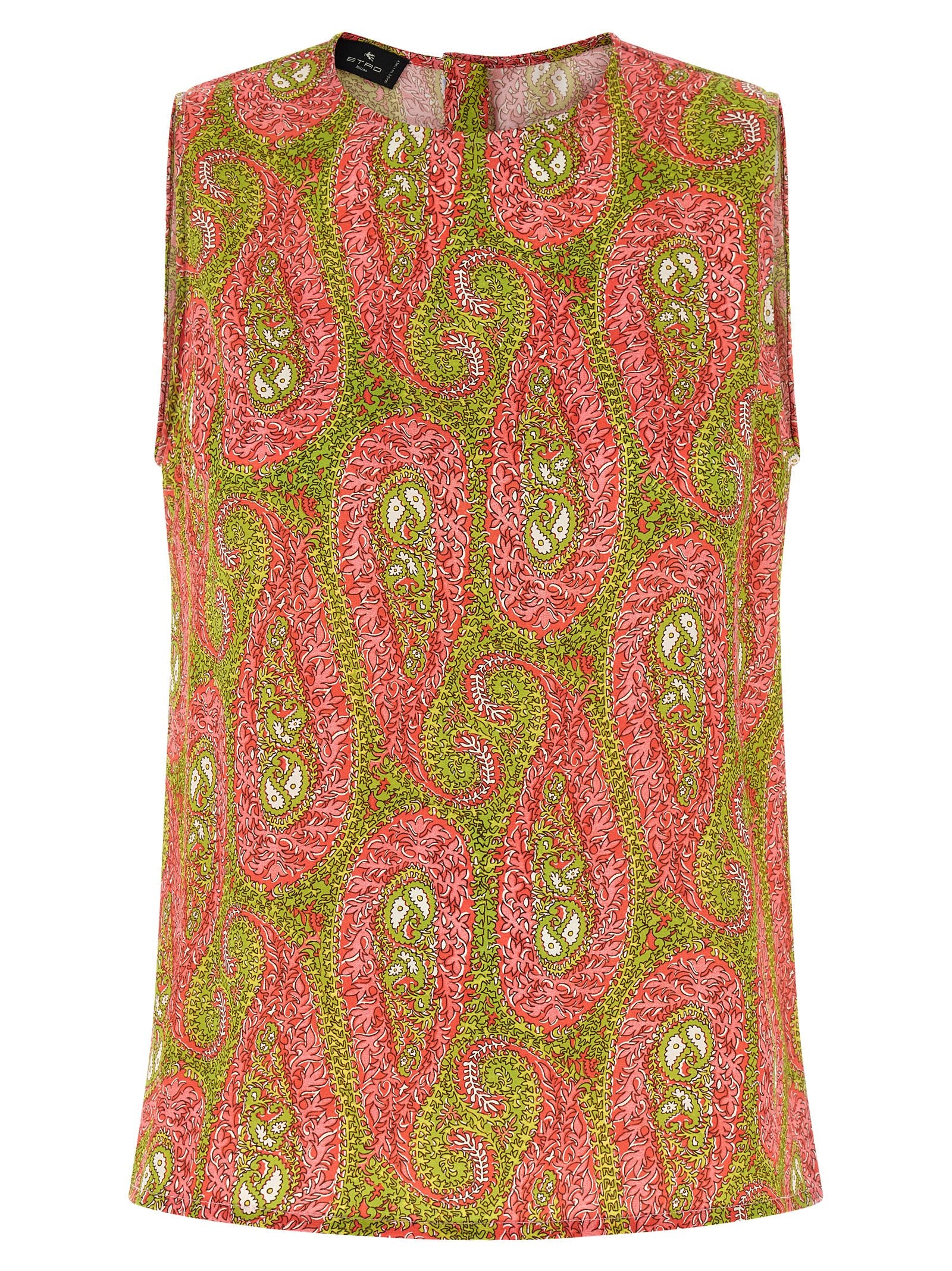 Etro Multicolor Polyester Pattern Women's Shirt