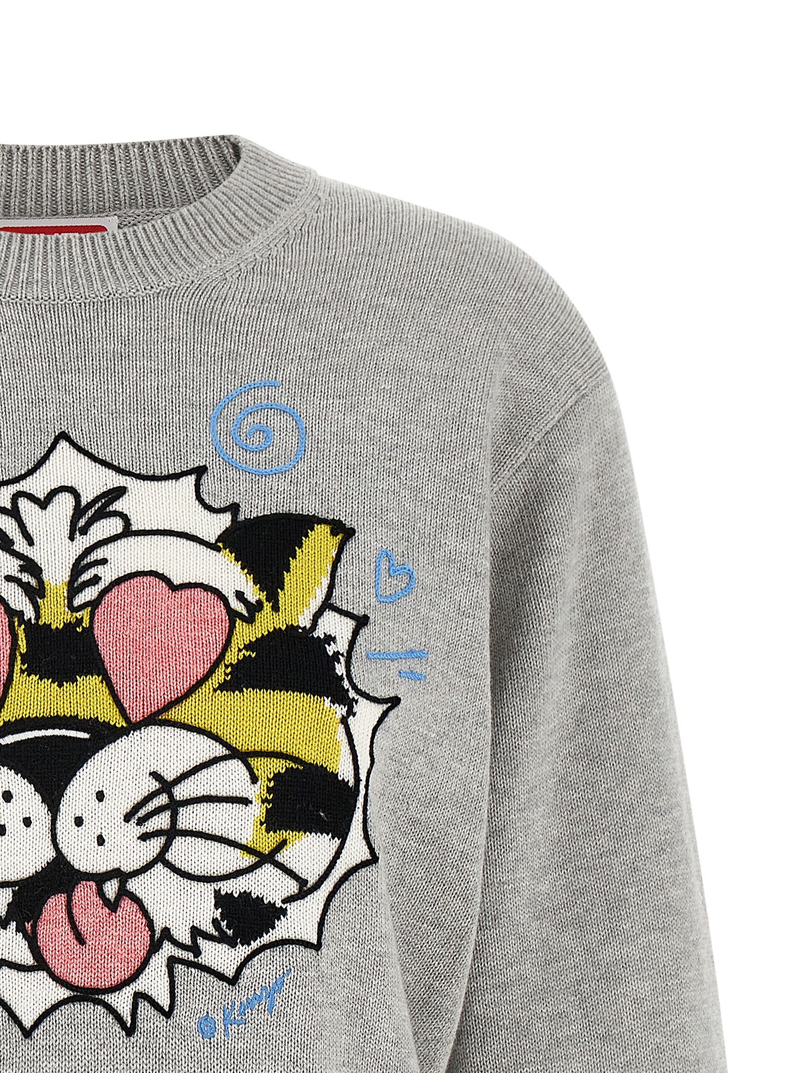 Kenzo Gray Wool Women's Cardigan